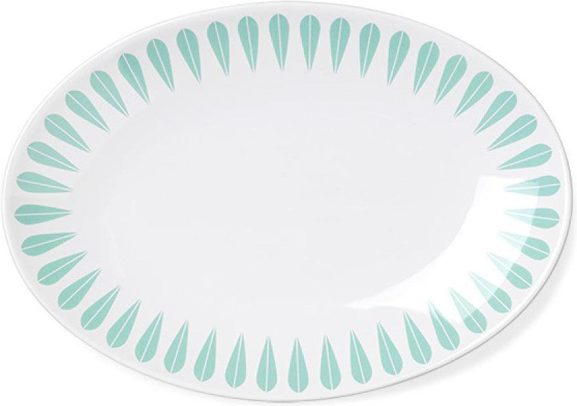 [product_category]-Lucie Kaas Arne Clausen Collection Serving Plate Mint Green, 29cm-Lucie Kaas-5711542011595-AC11MG01-LUC-1
