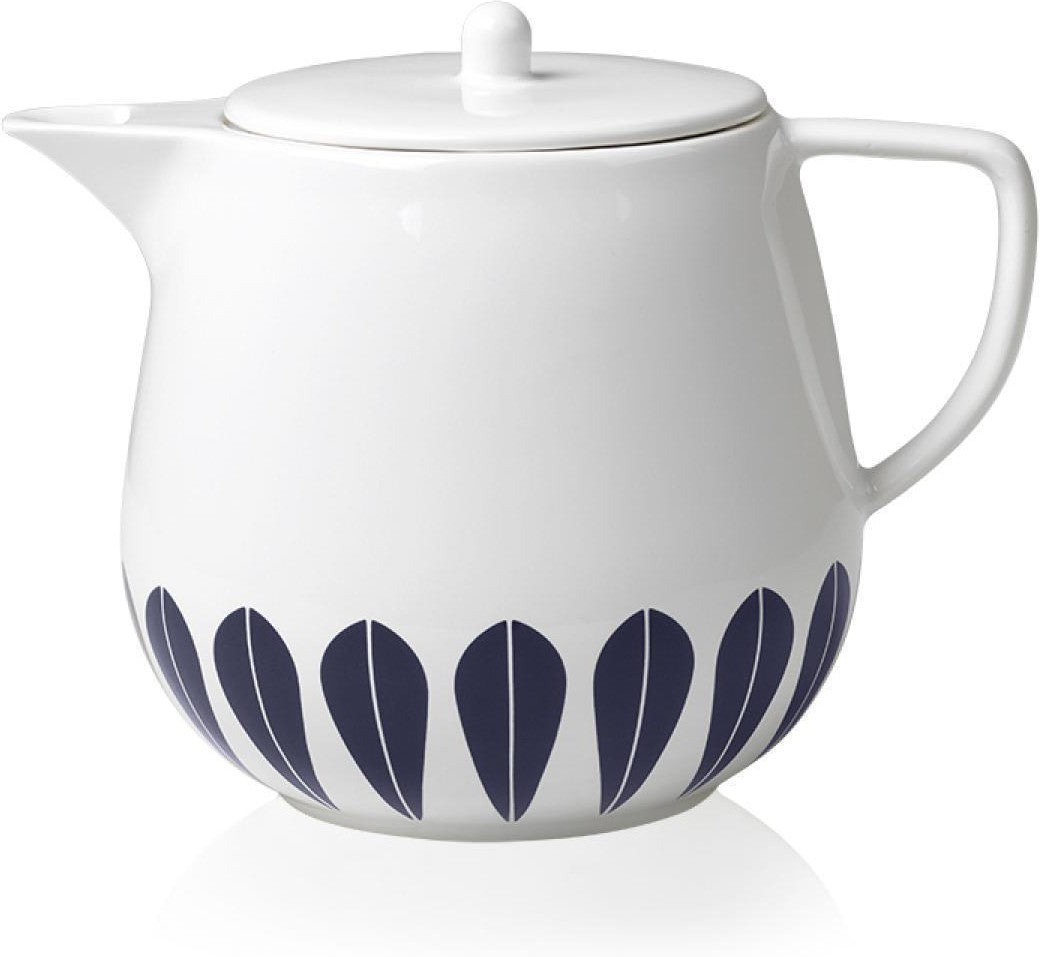 [product_category]-Lucie Kaas Arne Clausen Collection Teapot, Dark Blue-Lucie Kaas-5711542011465-AC10DB02-LUC-1