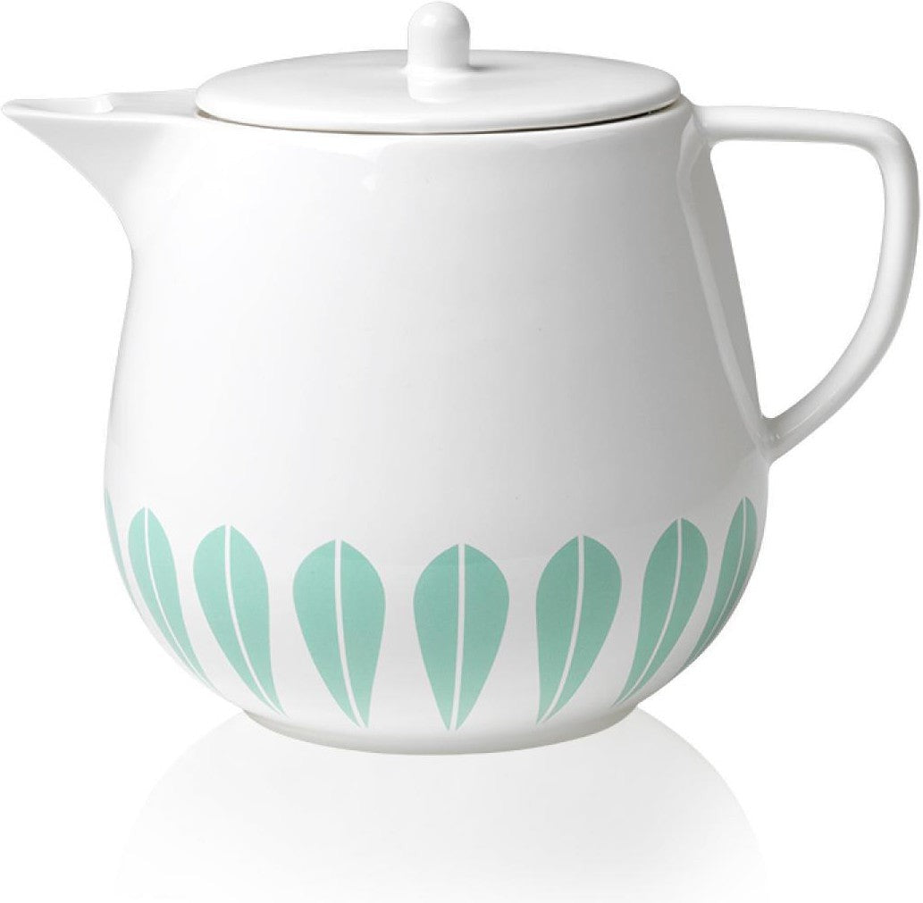 [product_category]-Lucie Kaas Arne Clausen Collection Teapot, Mint Green-Lucie Kaas-5711542011472-AC10MG02-LUC-1