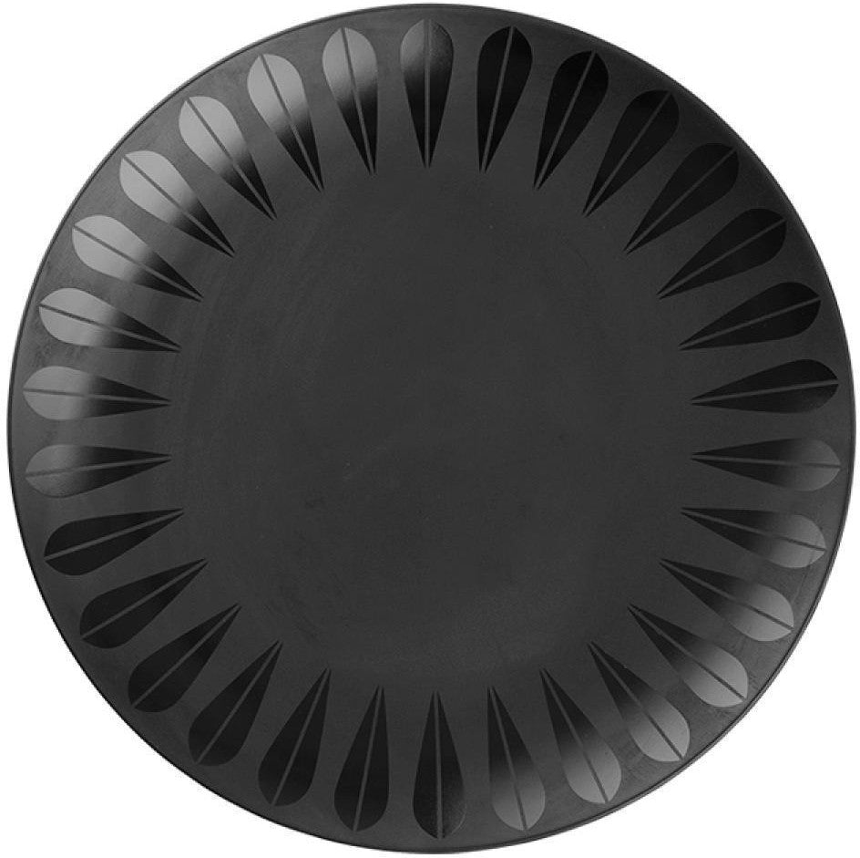 [product_category]-Lucie Kaas Arne Clausen Deep Plate Black, ø 28cm-Lucie Kaas-5711542011083-AC04BB03-LUC-1