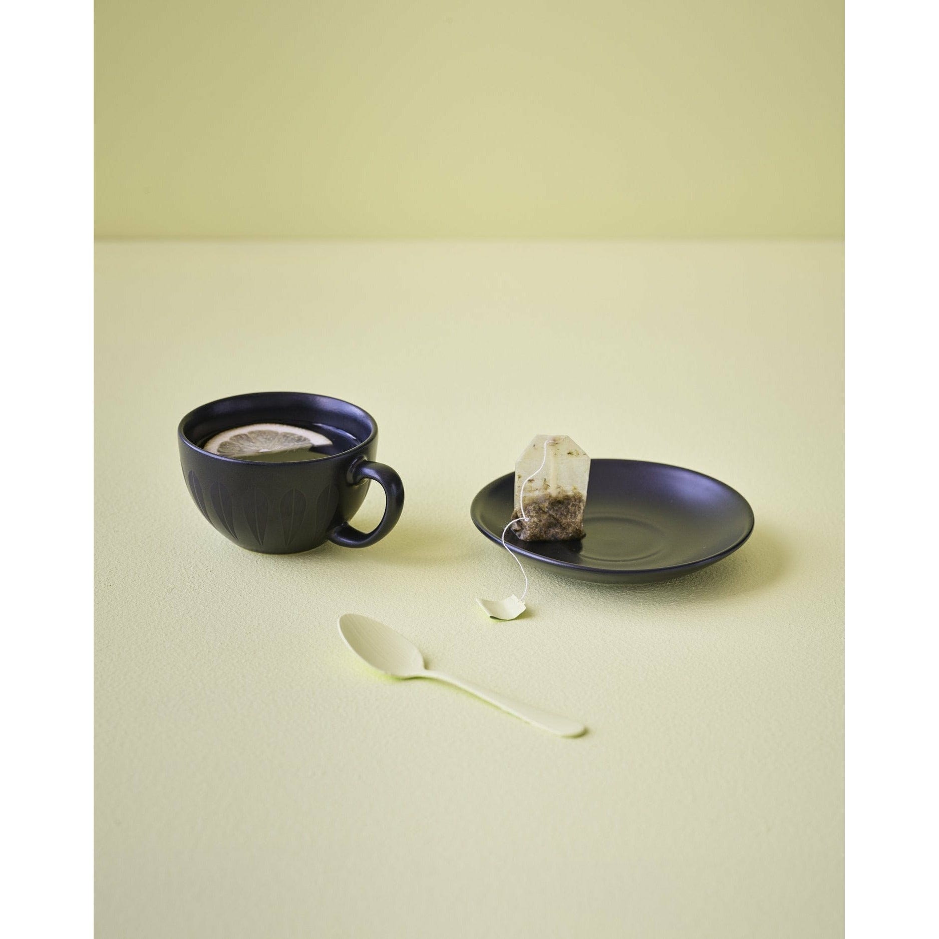 [product_category]-Lucie Kaas Arne Clausen Lotus Teacup, Black-Lucie Kaas-5711542011410-AC09BB01-LUC-2