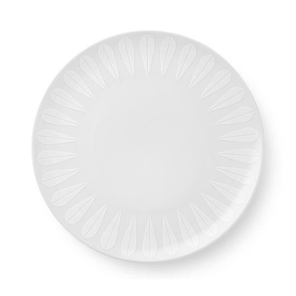 [product_category]-Lucie Kaas Arne Clausen Plate White Lotus, ø28 Cm-Lucie Kaas-5711542011847-AC04WH03-LUC-1