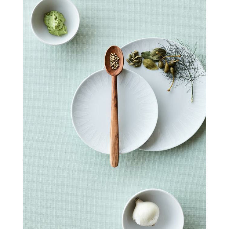 [product_category]-Lucie Kaas Arne Clausen Plate White Lotus, ø28 Cm-Lucie Kaas-5711542011847-AC04WH03-LUC-2