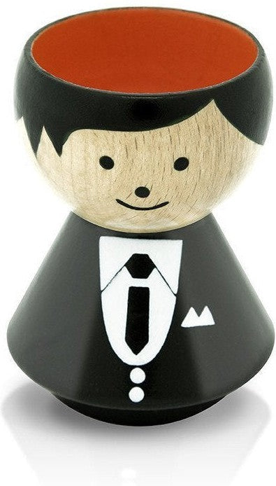 [product_category]-Lucie Kaas Bordfolk Egg Cup Boy, Groom-Lucie Kaas-5711542030114-BF02BB-LUC-1