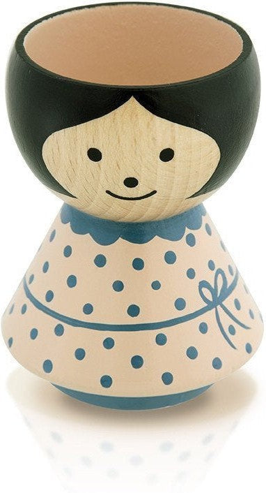 [product_category]-Lucie Kaas Bordfolk Egg Cup Girl, Pink/Blue-Lucie Kaas-5711542030428-BF01PI2-LUC-1