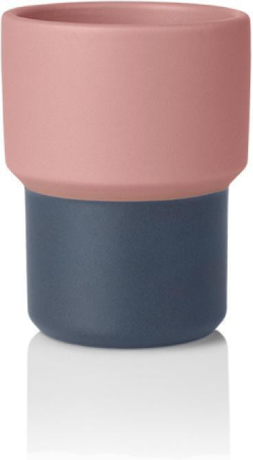[product_category]-Lucie Kaas Fumario Mug Pink/Dark Grey, 10cm-Lucie Kaas-5711542240148-FU04PIDG-LUC-1