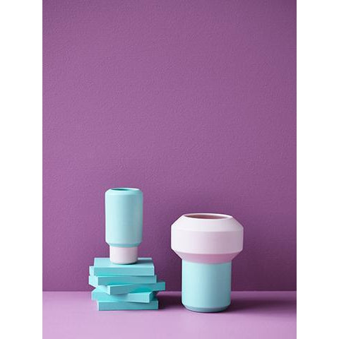 [product_category]-Lucie Kaas Fumario Vase Mint/Pink, 20,5cm-Lucie Kaas-5711542240254-FU02PIMI-LUC-2