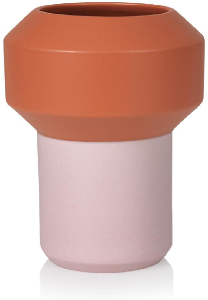 [product_category]-Lucie Kaas Fumario Vase Orange/Pink, 20,5cm-Lucie Kaas-5711542240230-FU02ORPI-LUC-1