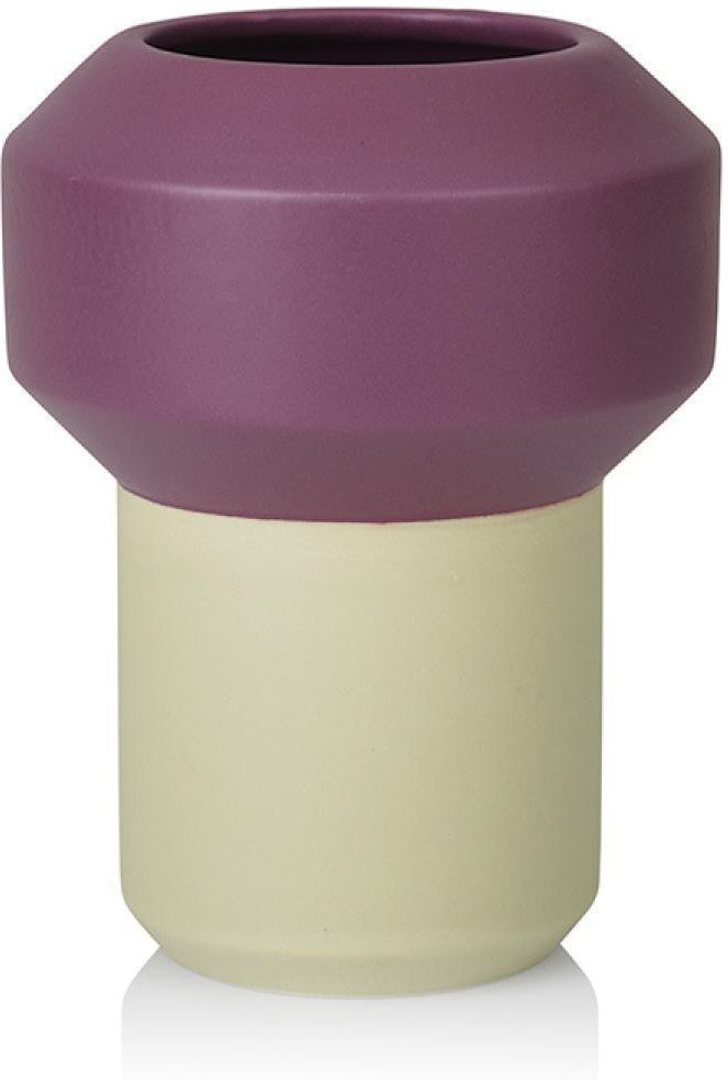 [product_category]-Lucie Kaas Fumario Vase Purple/Pistachio, 20,5cm-Lucie Kaas-5711542240087-FU02PLPT-LUC-1
