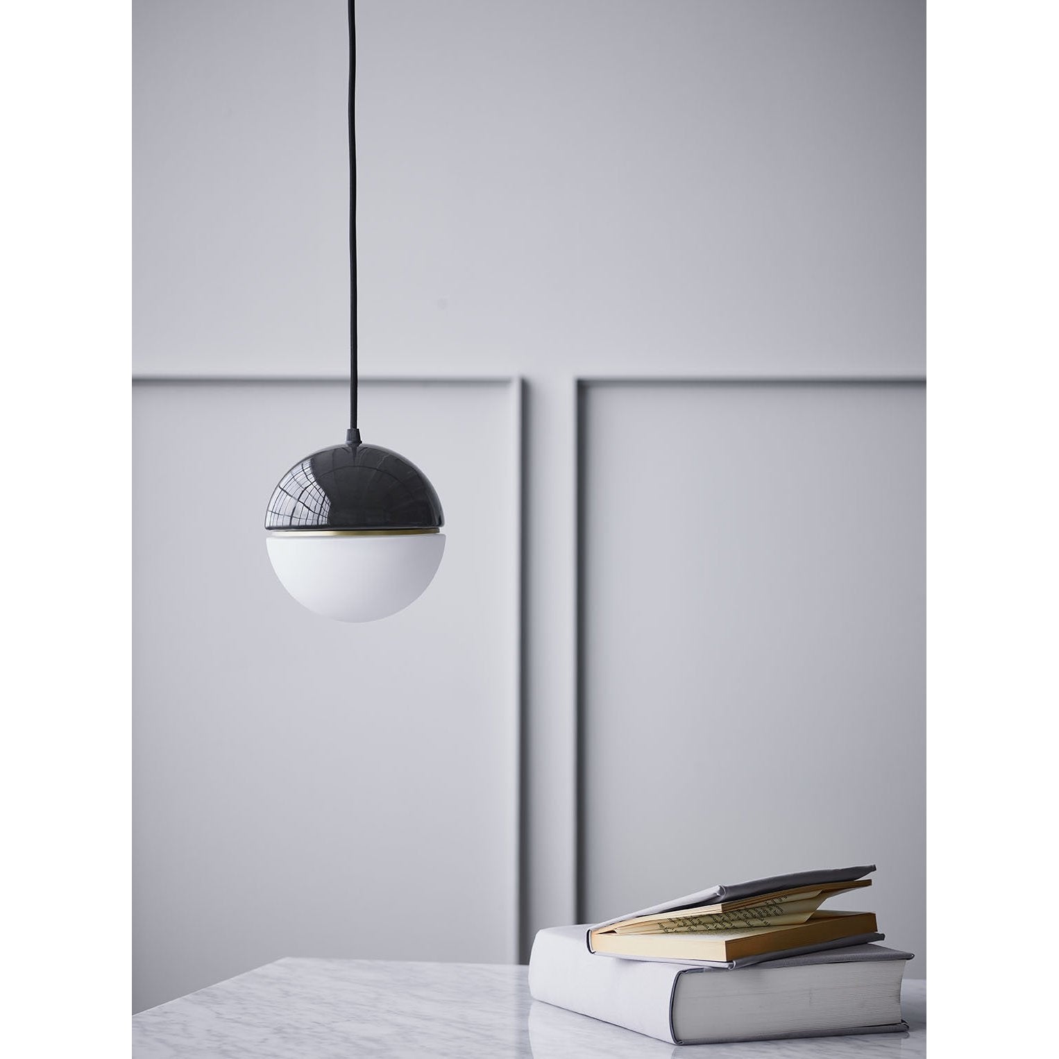 [product_category]-Lucie Kaas Macaroon Pendant Lamps Light Grey, ø 16cm-Lucie Kaas-5711542220041-MC02LG-LUC-4