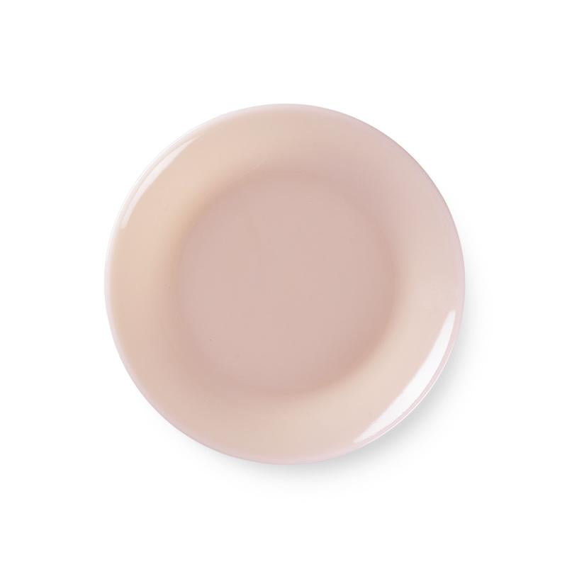 [product_category]-Lucie Kaas Milk Lunch Plate, Peach-Lucie Kaas-5711542330030-MI04PE02-LUC-1