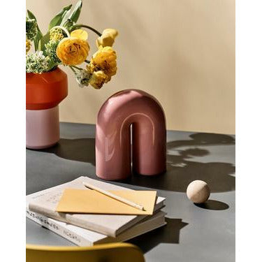 [product_category]-Lucie Kaas Paipa Tube Ceramic Figure Large, Blush Pink-Lucie Kaas-5711542350014-PA01PIL-LUC-2