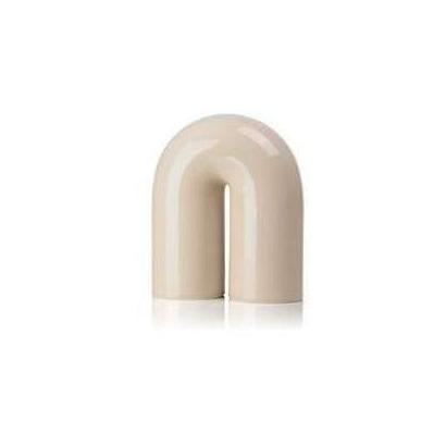 [product_category]-Lucie Kaas Paipa Tube Ceramic Figure Small, Almond-Lucie Kaas-5711542350021-PA01ALS-LUC-1