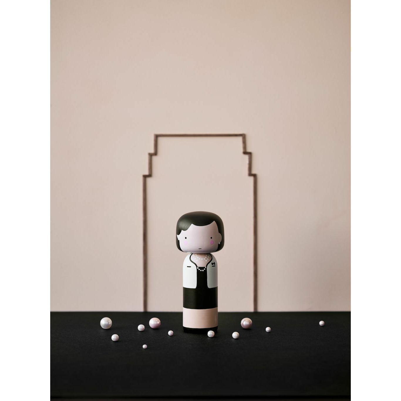 [product_category]-Lucie Kaas Sketch.Inc Kokeshi Doll, Coco In Pink-Lucie Kaas-5711542161283-SI01CO2-LUC-2