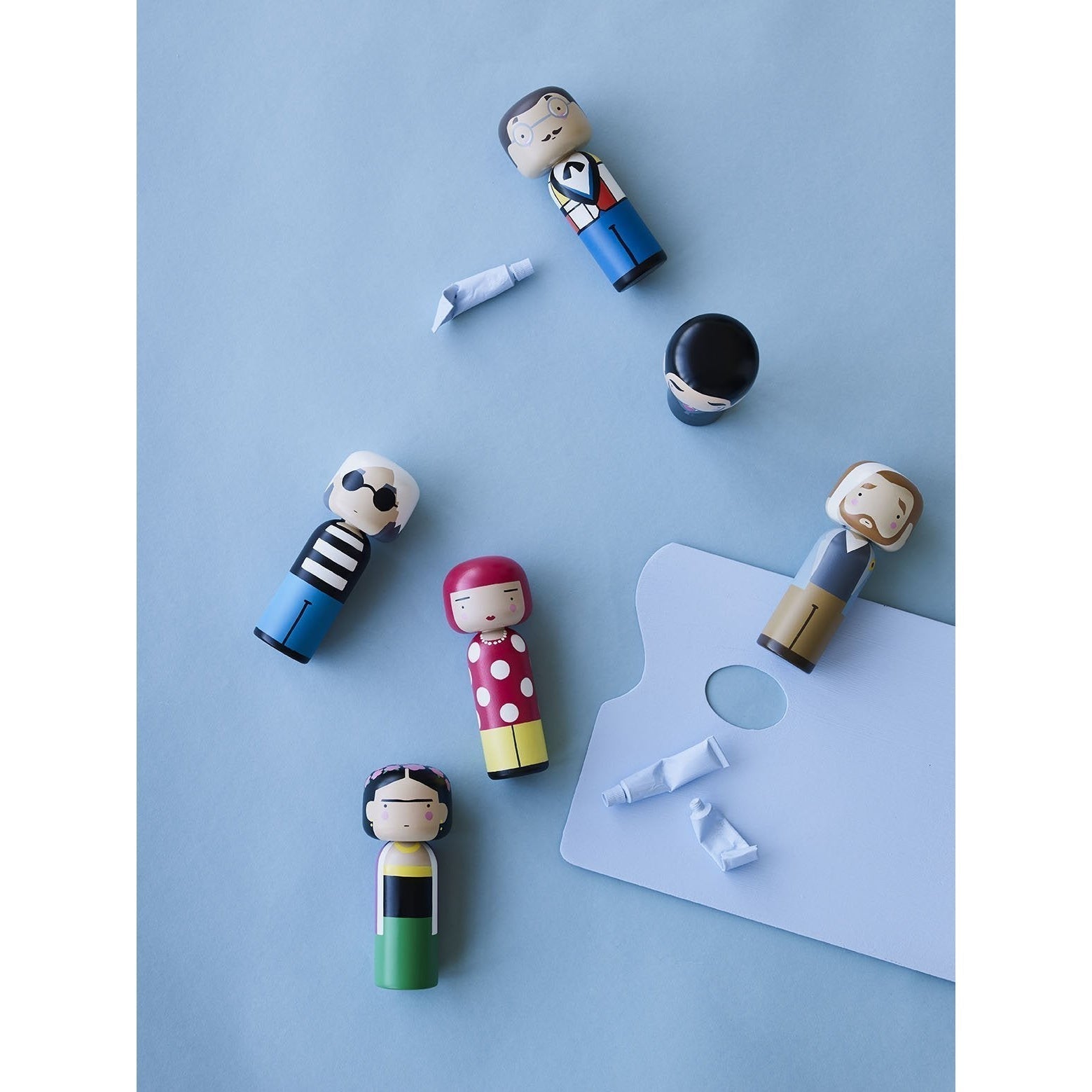 [product_category]-Lucie Kaas Sketch.Inc Kokeshi Doll, Dot-Lucie Kaas-5711542160309-SI01DO-LUC-2