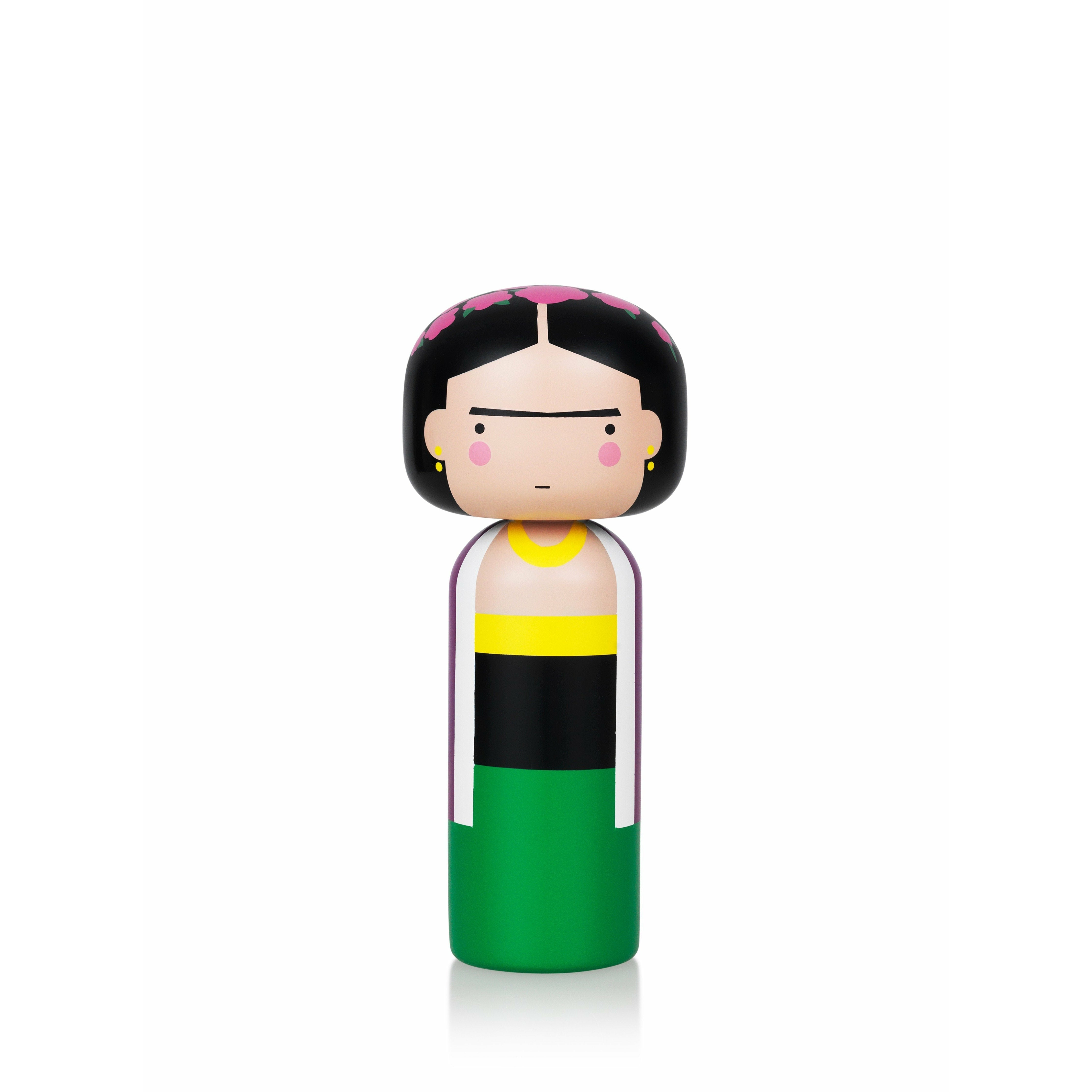 [product_category]-Lucie Kaas Sketch.Inc Kokeshi Doll, Frida 21,5 Cm-Lucie Kaas-5711542160880-SI01FRL-LUC-1