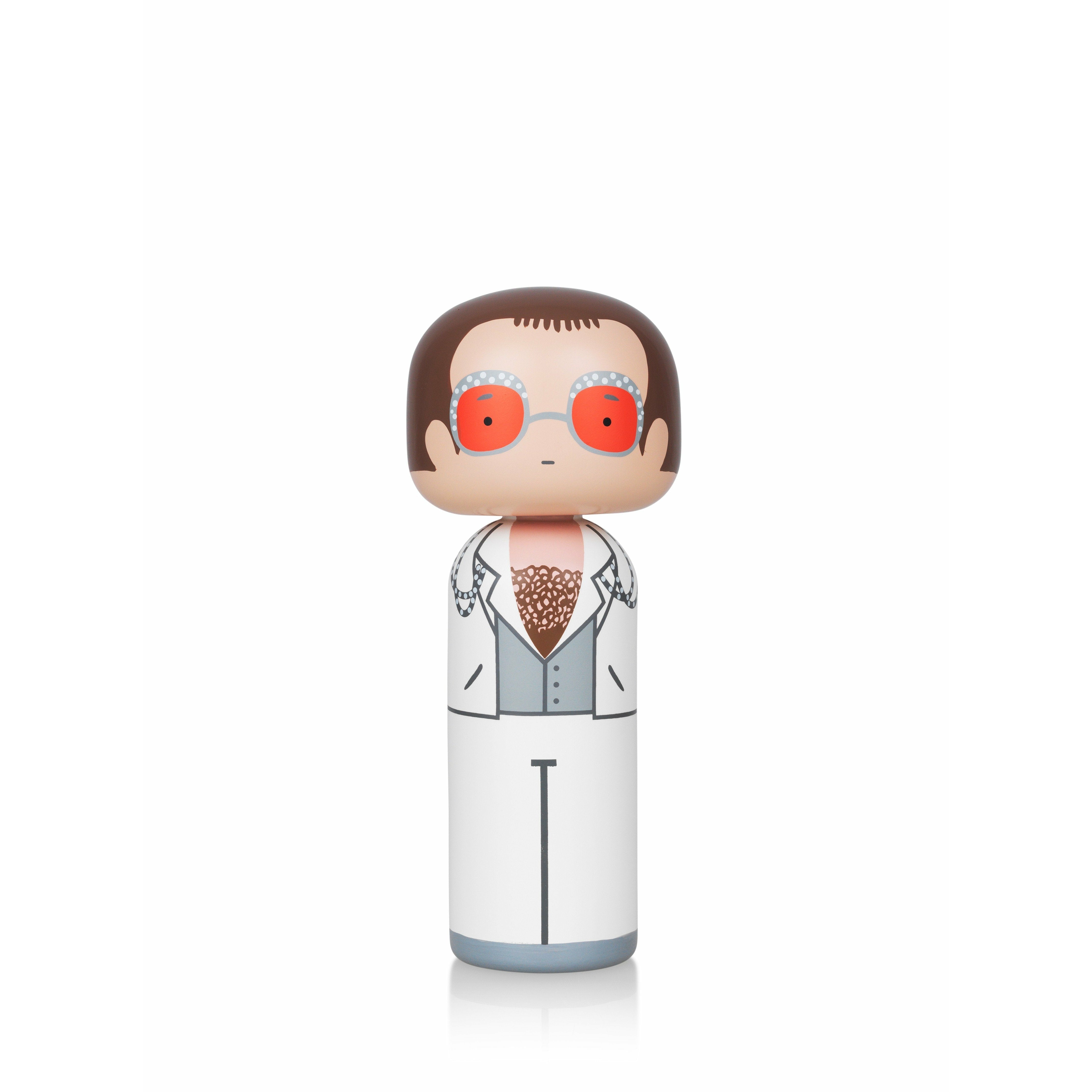 [product_category]-Lucie Kaas Sketch.Inc Kokeshi Doll, Hvid Elton H21,5 Cm-Lucie Kaas-5711542160866-SI02EL1L-LUC-1