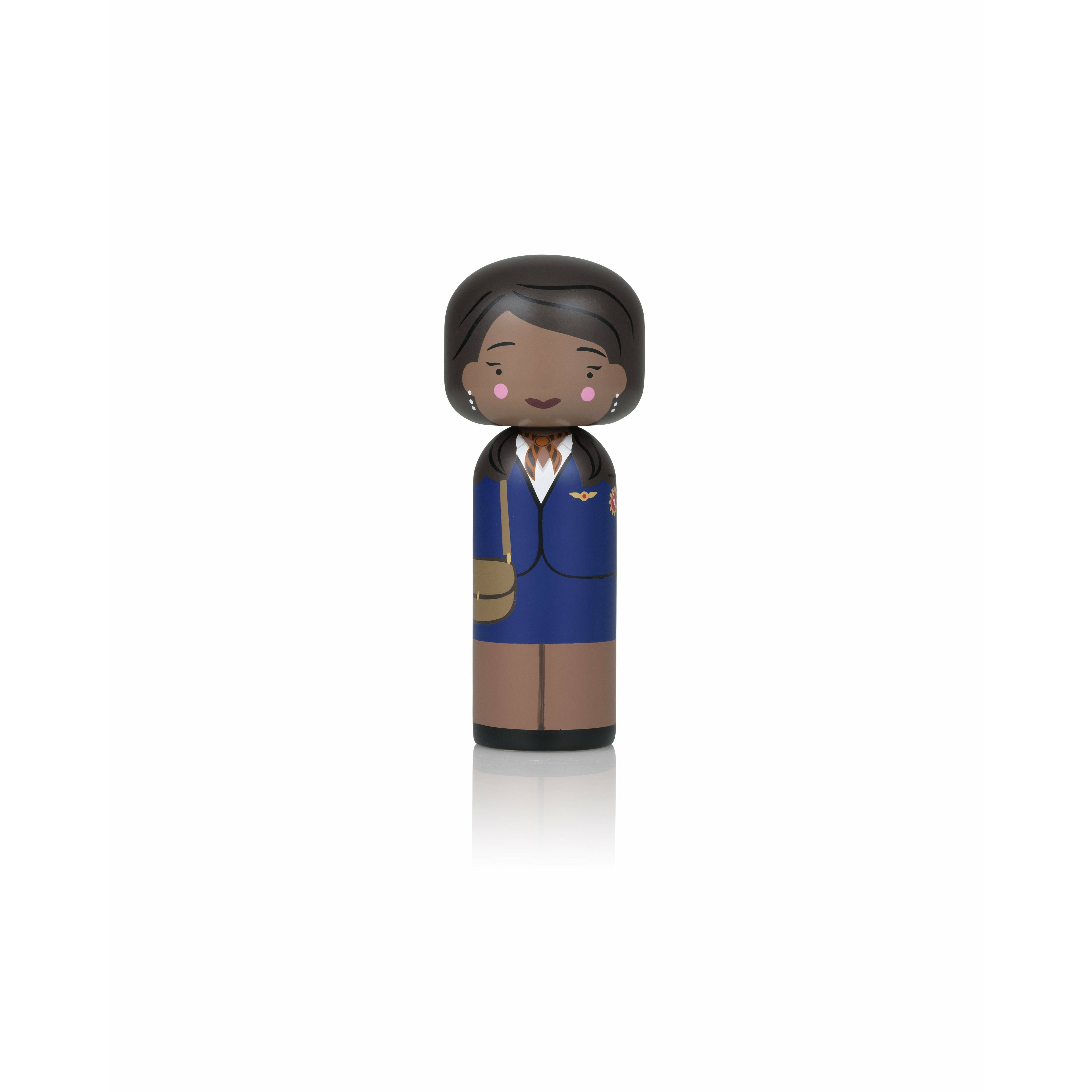 [product_category]-Lucie Kaas Sketch.Inc Kokeshi Doll, Jackie Brown-Lucie Kaas-5711542160927-SI01JB-LUC-1