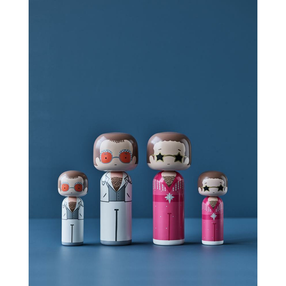 [product_category]-Lucie Kaas Sketch.Inc Kokeshi Doll, Pink Elton H21,5 Cm-Lucie Kaas-5711542160873-SI02EL2L-LUC-2