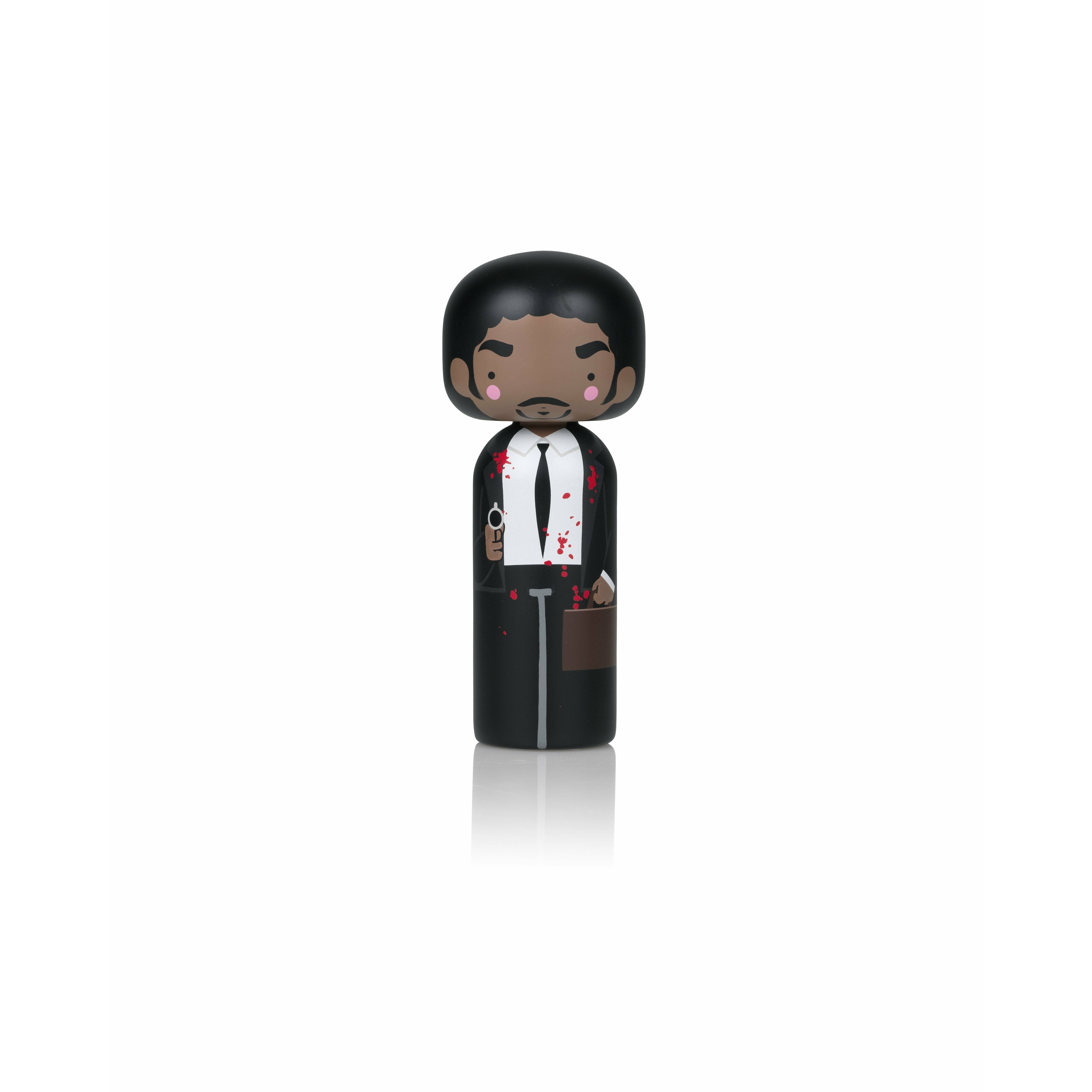 [product_category]-Lucie Kaas Sketch.Inc Kokeshi Doll, Pulp Fiction Jules Winnfield-Lucie Kaas-5711542160989-SI02PFJU-LUC-1