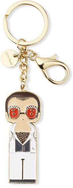 [product_category]-Lucie Kaas Sketch.Inc Kokeshi Keychain, Elton In White-Lucie Kaas-5711542160682-SI05EL1-LUC-1