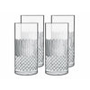 Luigi Borlioli Diamante Beer Glass/Long Drink Glass, sada 4