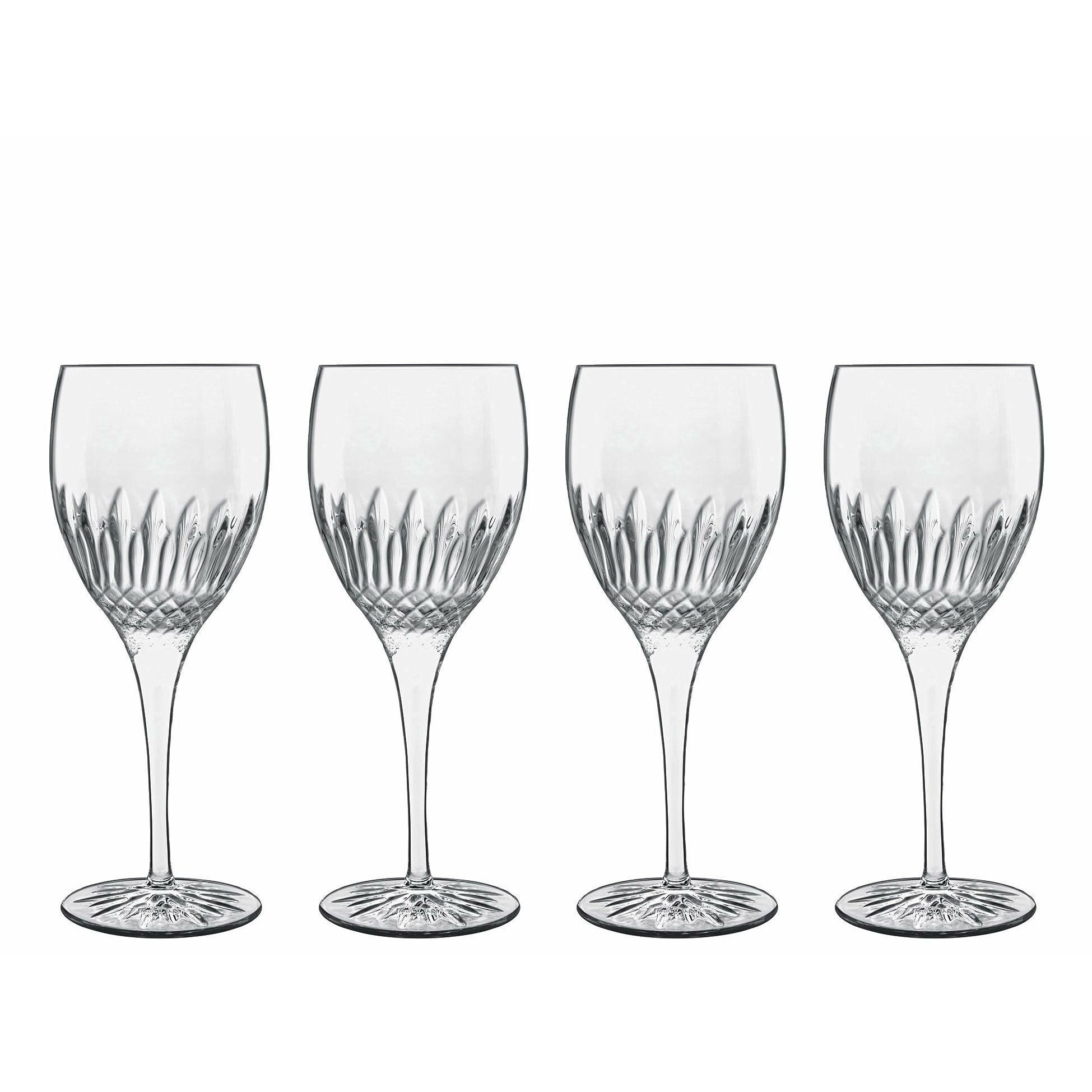 [product_category]-Luigi Bormioli Diamante White Wine Glass, Set Of 4-Luigi Bormioli-032622027172-17438-LUI-1