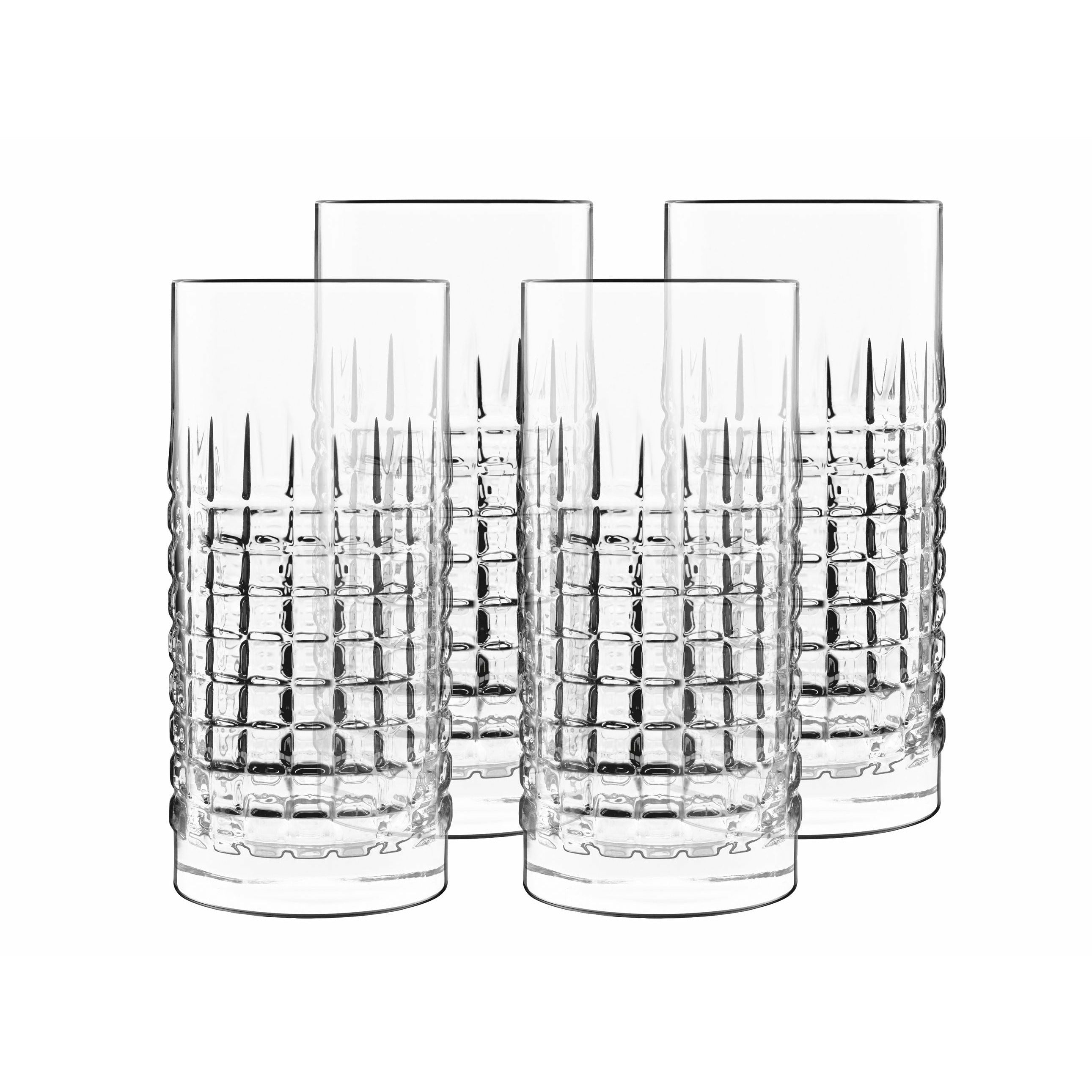 [product_category]-Luigi Bormioli Mixology Charme Beer Glass/Long Drink Glass, Set Of 4-Luigi Bormioli-032622025970-17361-LUI-1