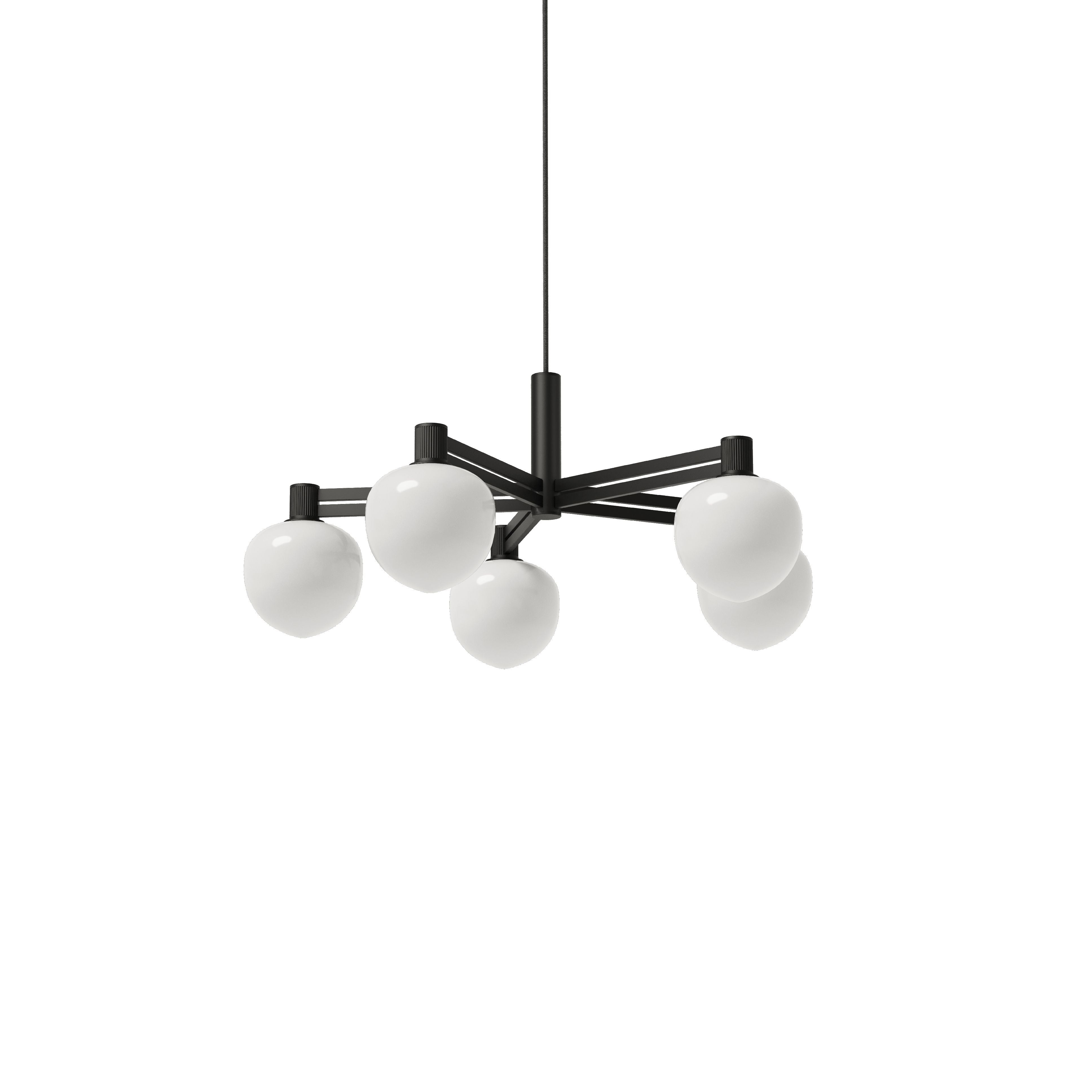 [product_category]-Lyfa Memoir Chandelier 120 V, Black-LYFA-5744000531823-221112022_A5-LYF-2