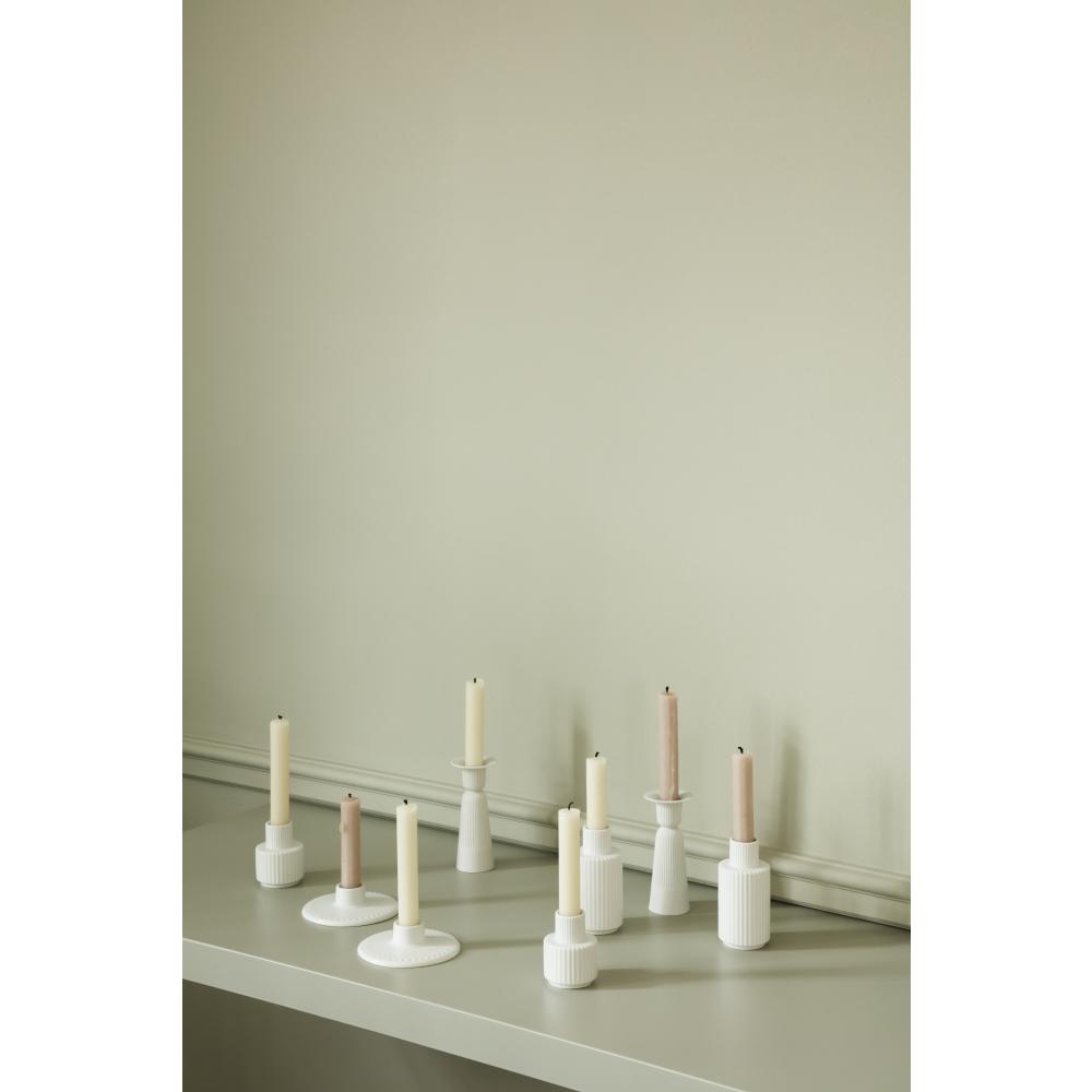 [product_category]-Lyngby Candle Holder White, 11cm-Lyngby Porcelæn-5711507015712-201571-LYN-5