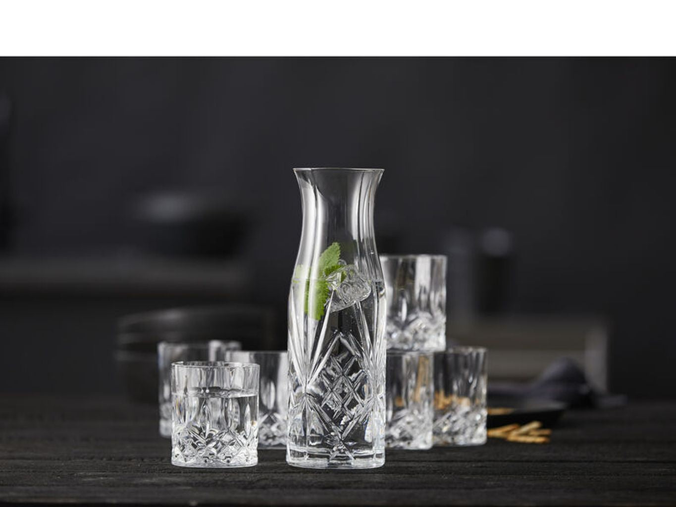 [product_category]-Lyngby Glas Krystal Glass Set 6 Lounge Glasses 31 Cl + 1 Carafe 1 L-Lyngby Glas-5722000126096-12609-LYN-5