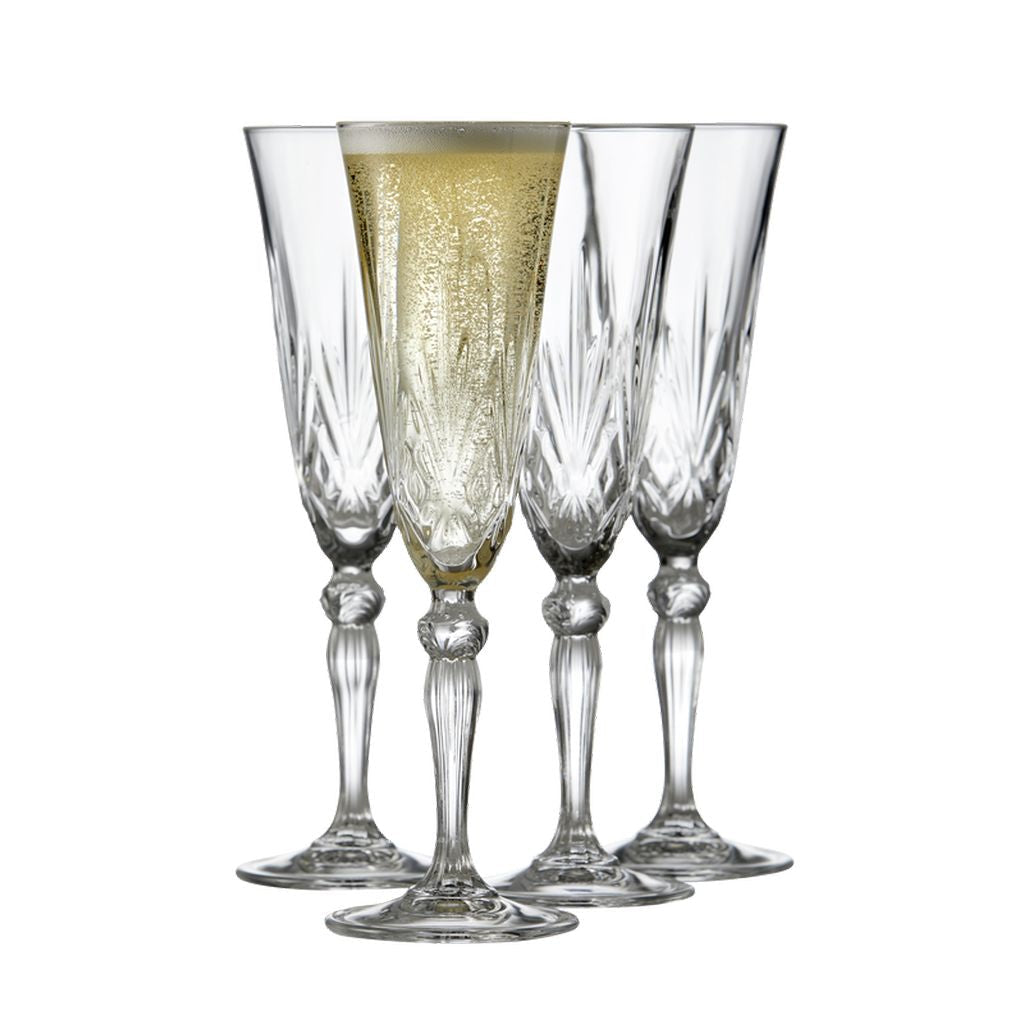 [product_category]-Lyngby Glas Melodia Krystal Champagne Glass 16 Cl, 4 Pcs.-Lyngby Glas-5722009160961-916096-LYN-5