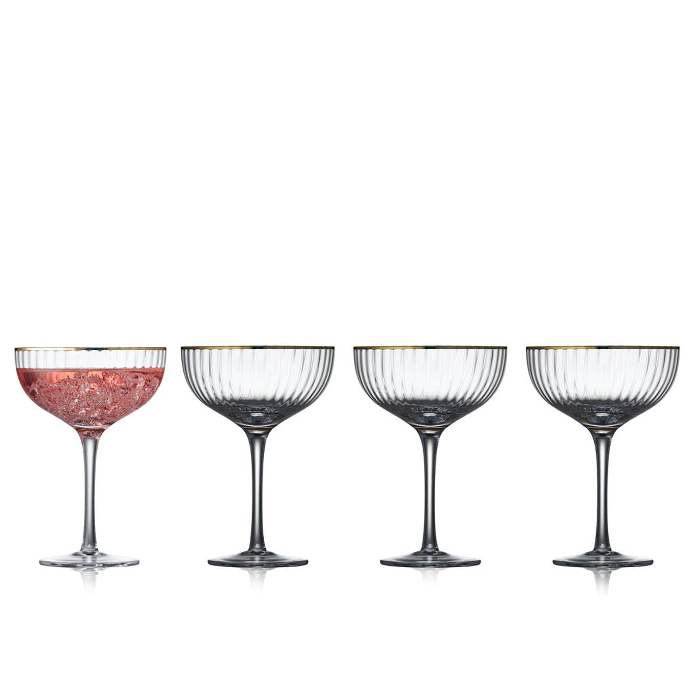 [product_category]-Lyngby Glas Palermo Gold Cocktail Glasses 31,5 Cl, 4 Pcs.-Lyngby Glas-5722000146346-14634-LYN-13
