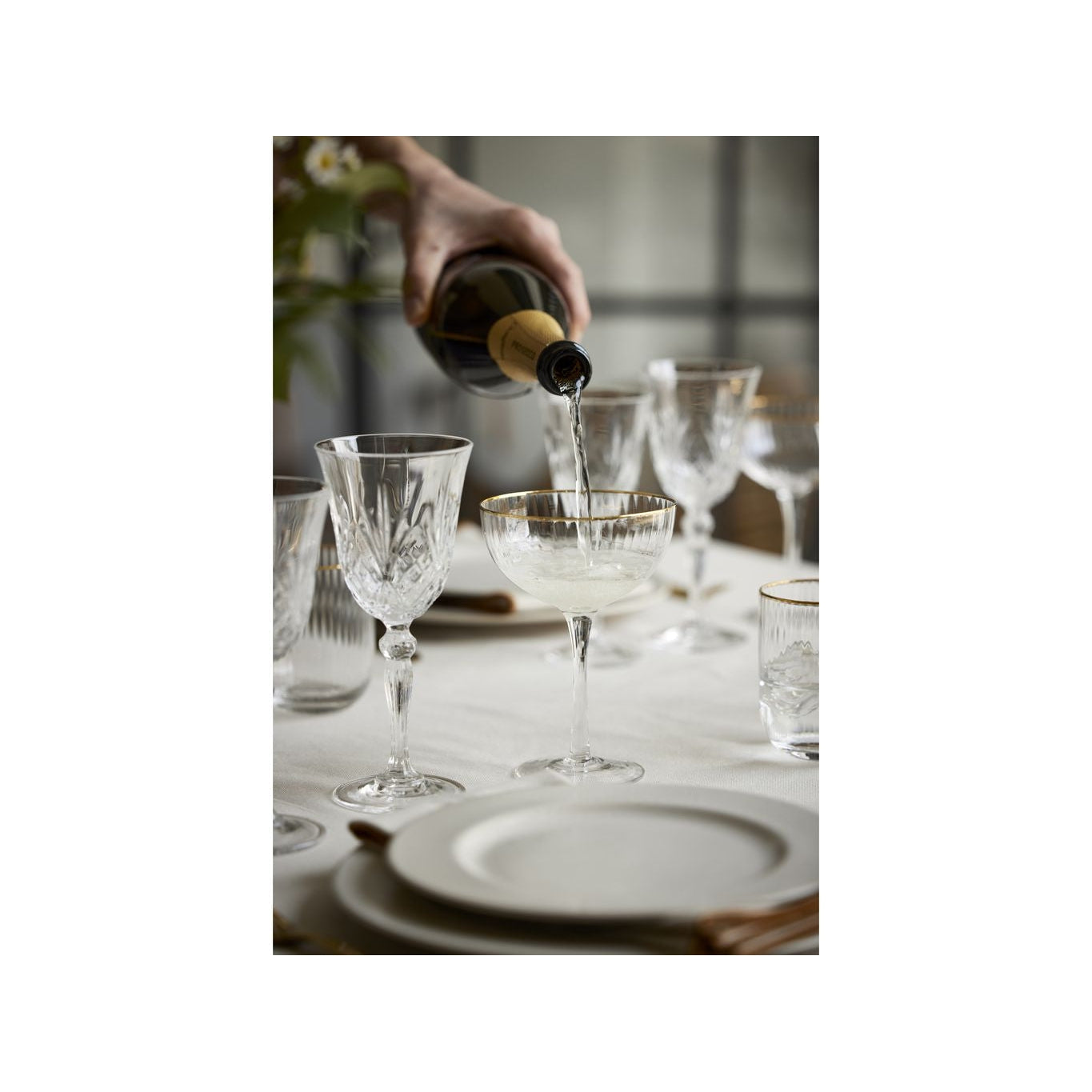 [product_category]-Lyngby Glas Palermo Gold Cocktail Glasses 31,5 Cl, 4 Pcs.-Lyngby Glas-5722000146346-14634-LYN-18