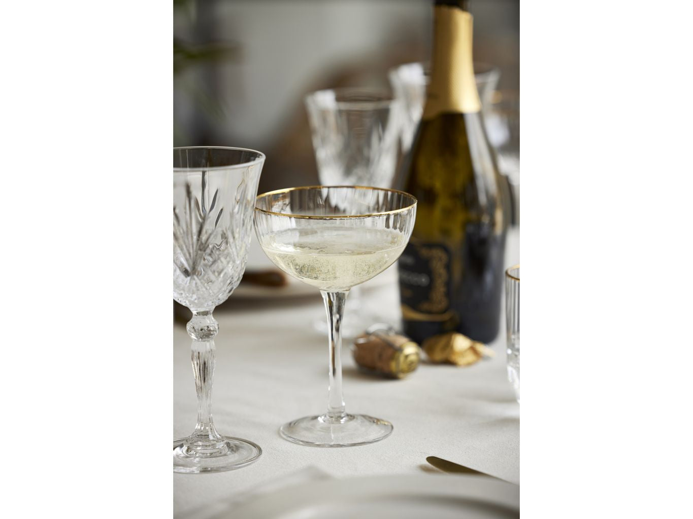 [product_category]-Lyngby Glas Palermo Gold Cocktail Glasses 31,5 Cl, 4 Pcs.-Lyngby Glas-5722000146346-14634-LYN-9
