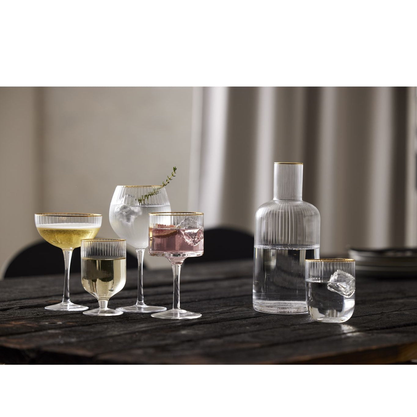 [product_category]-Lyngby Glas Palermo Gold Gin & Tonic Glass 65 Cl, 4 Pcs.-Lyngby Glas-5722000120612-12061-LYN-28