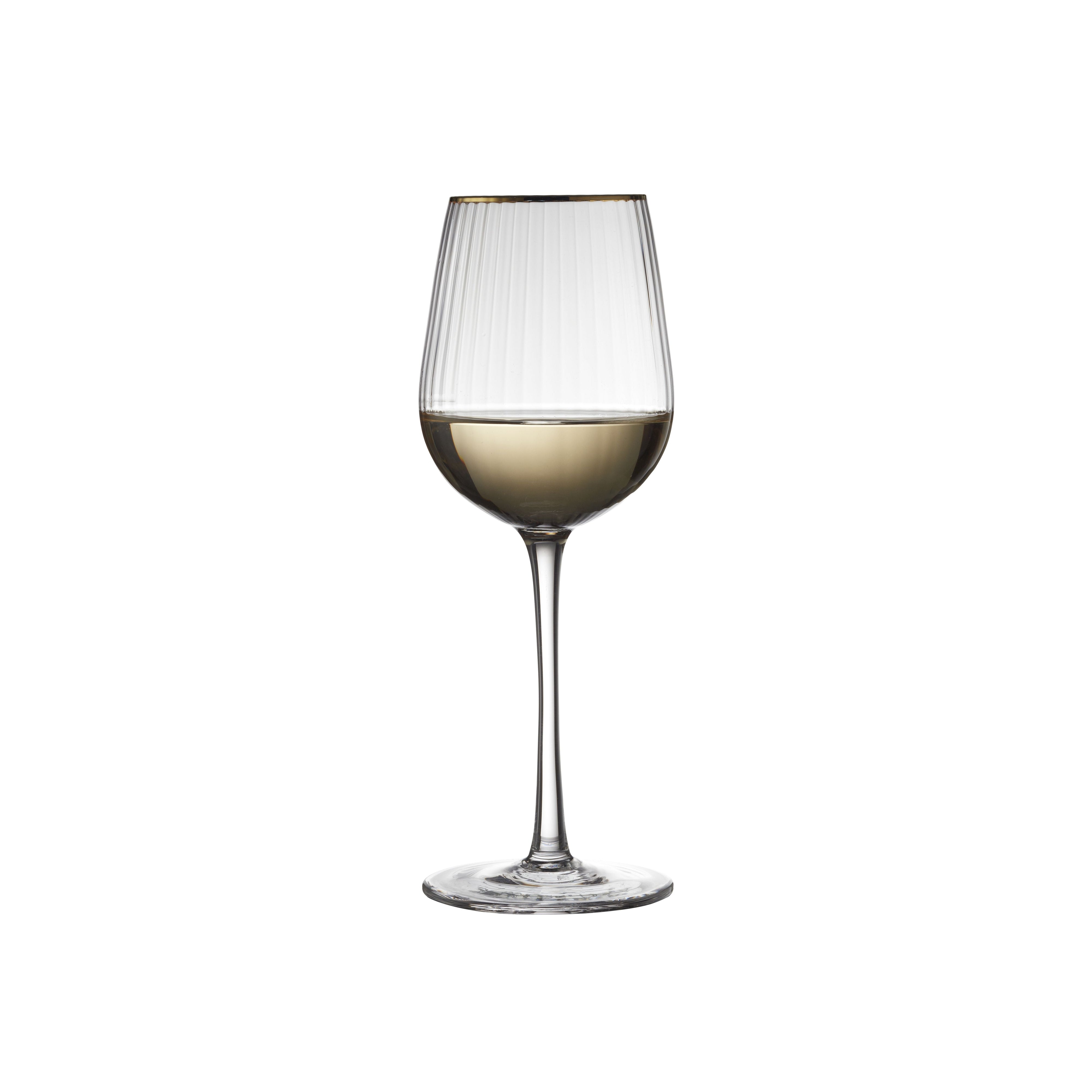 [product_category]-Lyngby Glas Palermo Gold White Wine Glass 30 Cl 4 Pcs.-Lyngby Glas-5722000275787-27578-LYN-7