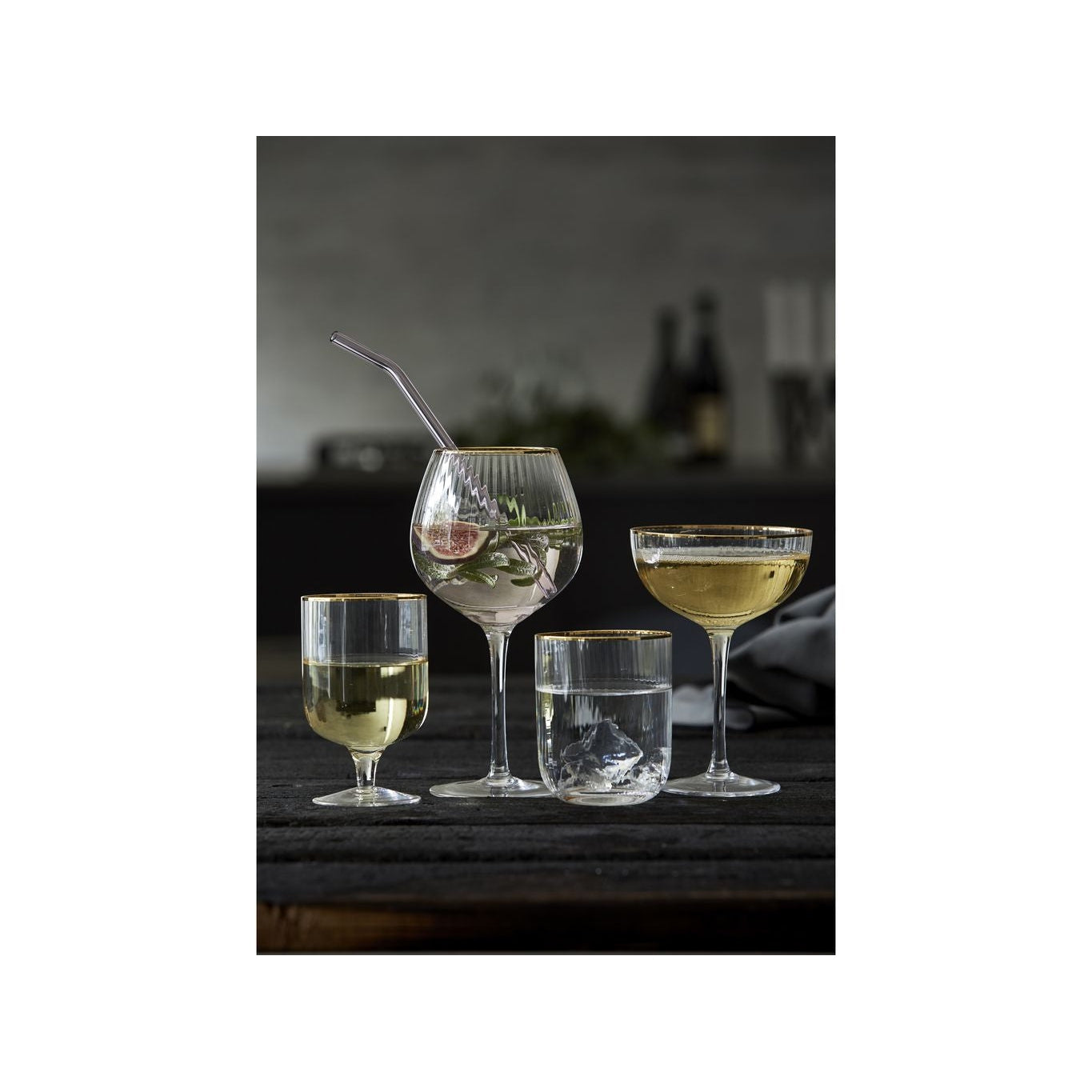 [product_category]-Lyngby Glas Palermo Gold Wine Glass 30 Cl, 4 Pcs.-Lyngby Glas-5722000120582-12058-LYN-16