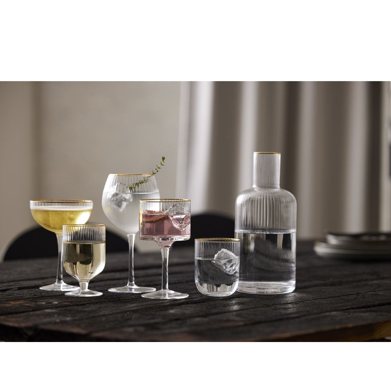 [product_category]-Lyngby Glas Palermo Gold Wine Glass 30 Cl, 4 Pcs.-Lyngby Glas-5722000120582-12058-LYN-18