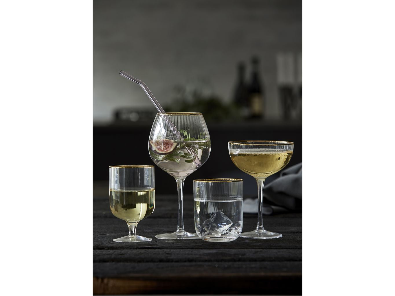 [product_category]-Lyngby Glas Palermo Gold Wine Glass 30 Cl, 4 Pcs.-Lyngby Glas-5722000120582-12058-LYN-6