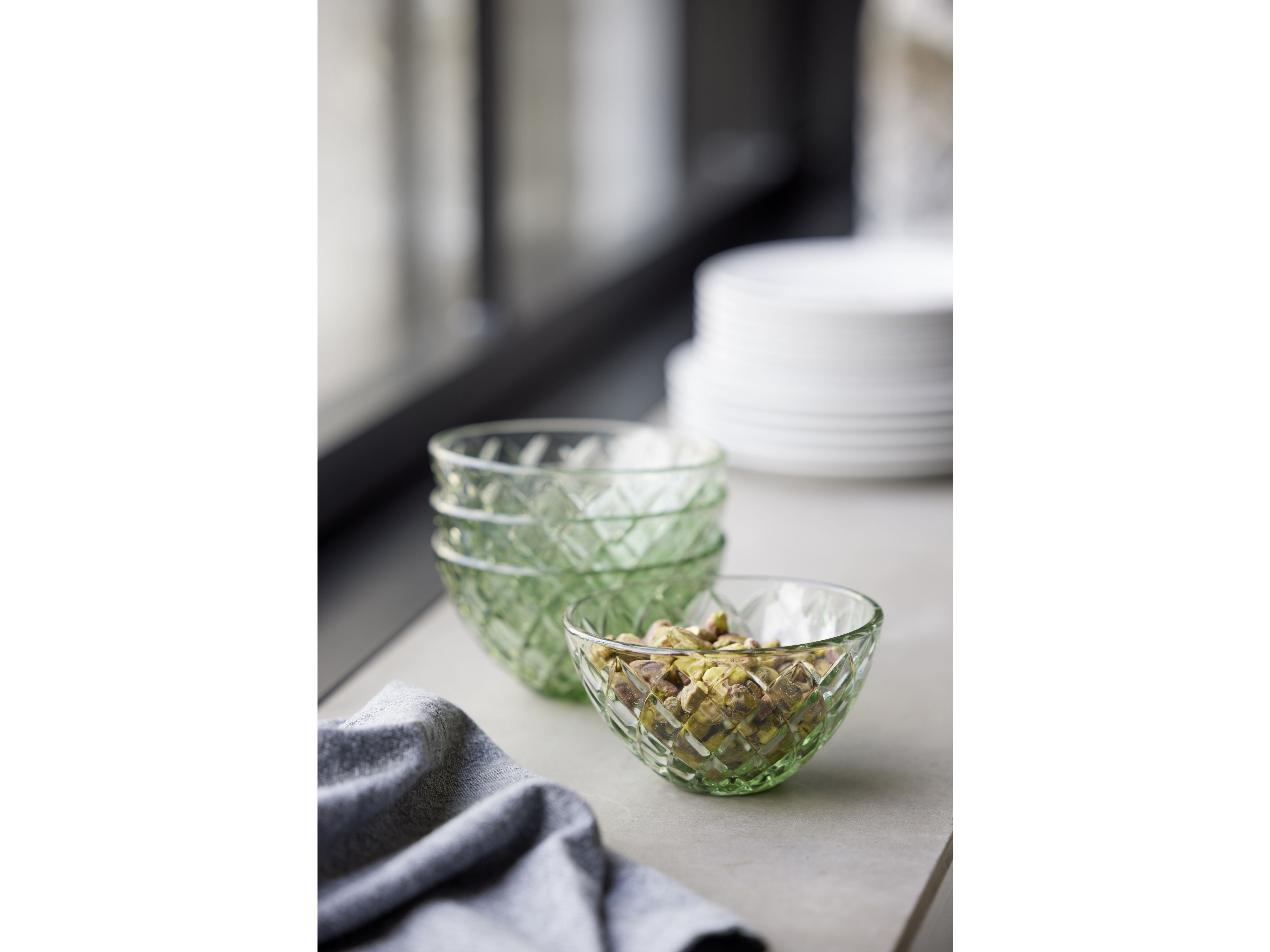 [product_category]-Lyngby Glas Sorrento Bowl Set Of 4, Green-Lyngby Glas-5722000290315-29031-LYN-10