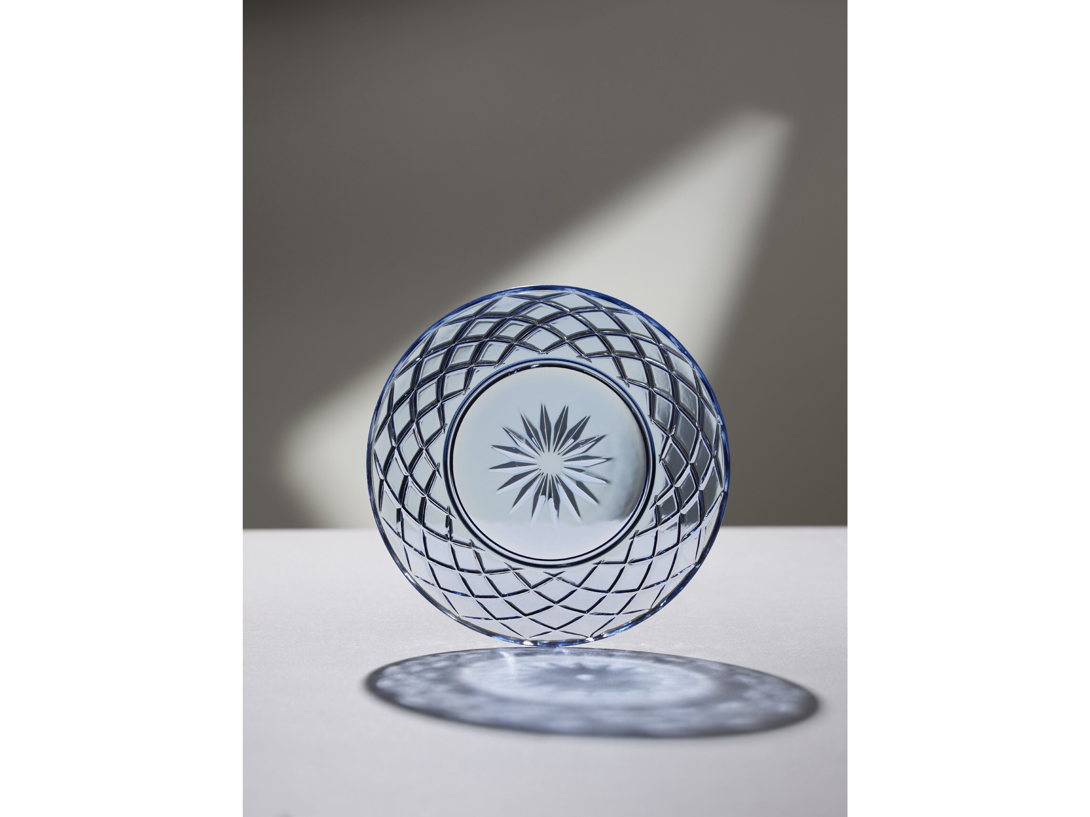 [product_category]-Lyngby Glas Sorrento Glass Plate Dia 21 Cm 4 Pcs., Blue-Lyngby Glas-5722000320081-32008-LYN-9