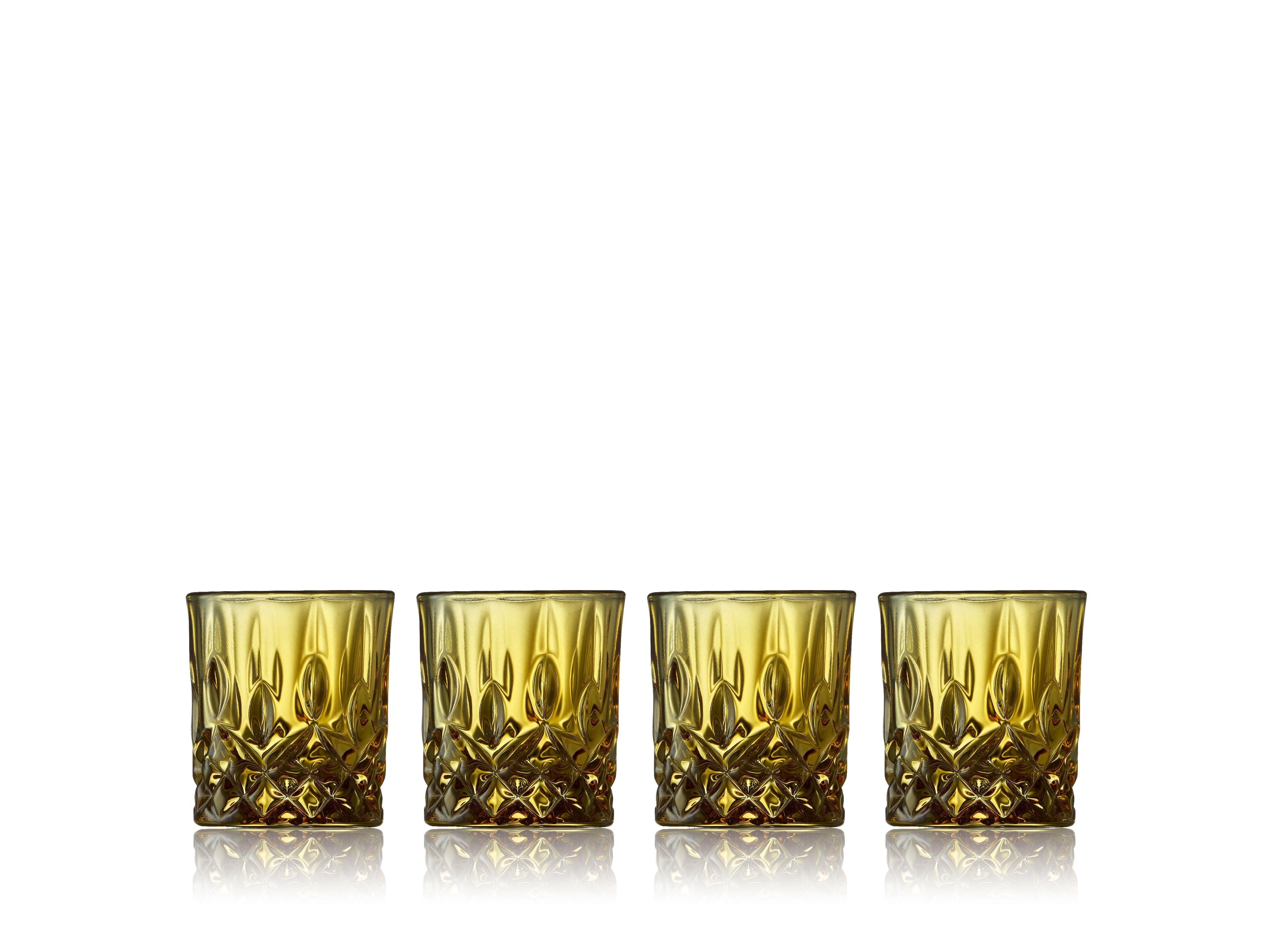 [product_category]-Lyngby Glas Sorrento Shot Glass 4 Cl 4 Pcs., Amber-Lyngby Glas-5722000320135-32013-LYN-2
