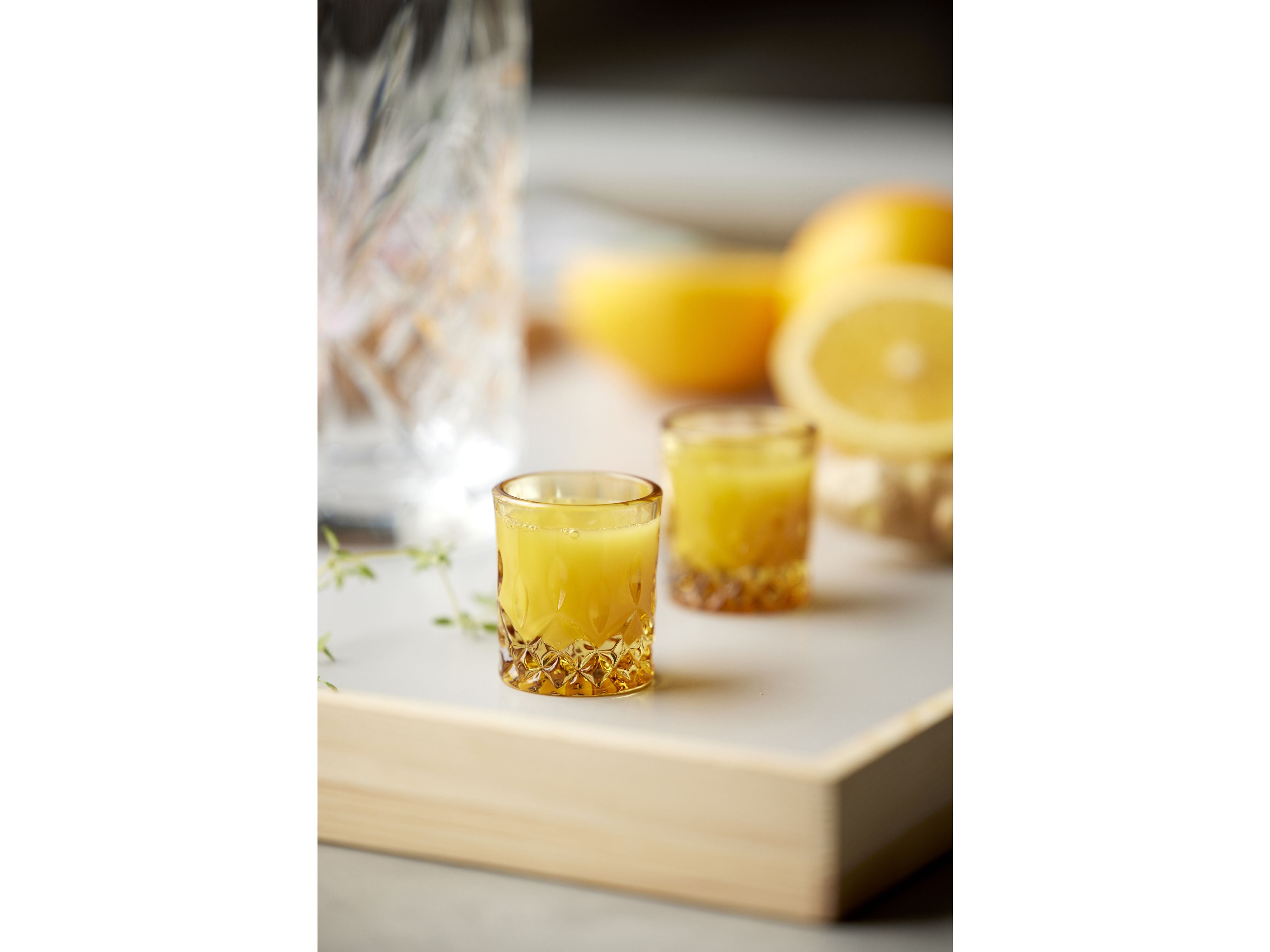 [product_category]-Lyngby Glas Sorrento Shot Glass 4 Cl 4 Pcs., Amber-Lyngby Glas-5722000320135-32013-LYN-8