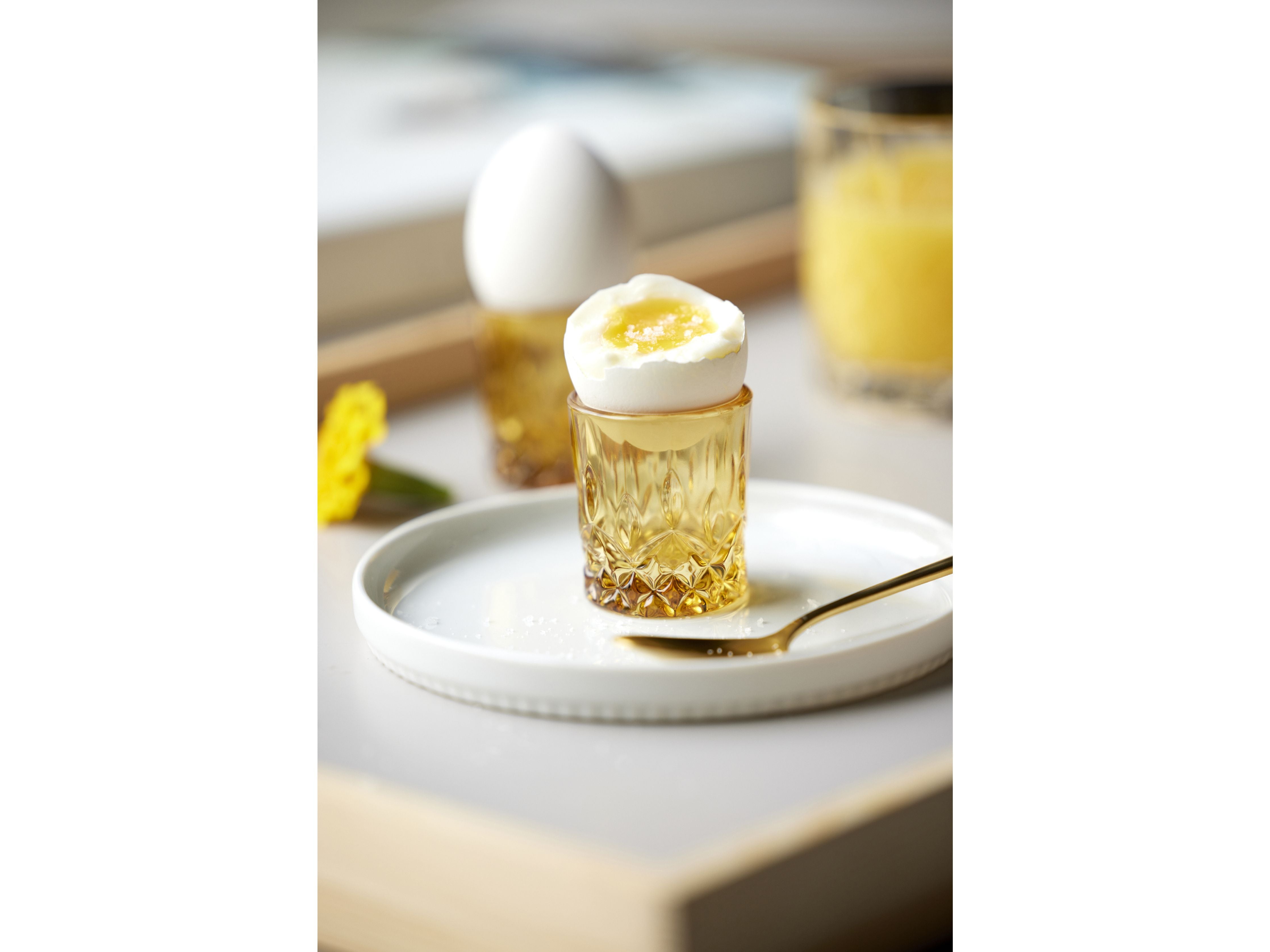 [product_category]-Lyngby Glas Sorrento Shot Glass 4 Cl 4 Pcs., Amber-Lyngby Glas-5722000320135-32013-LYN-9