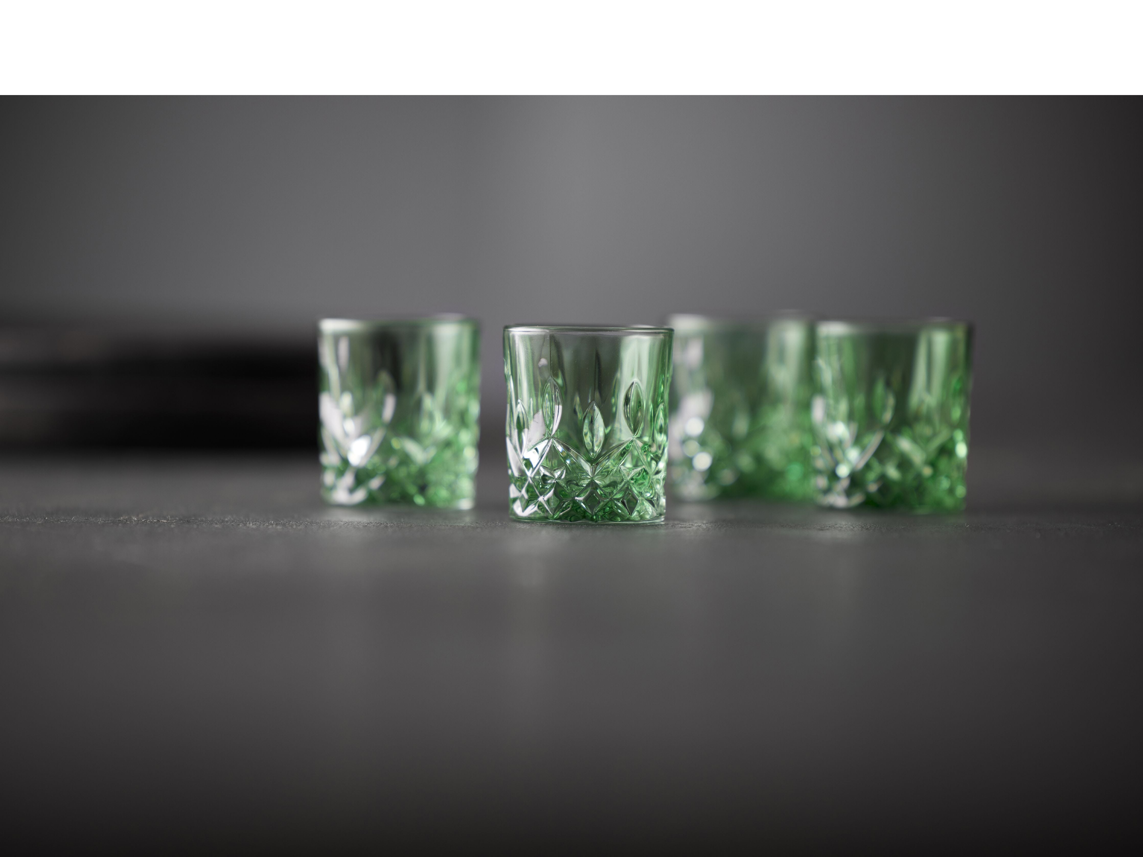 [product_category]-Lyngby Glas Sorrento Shot Glass 4 Cl 4 Pcs., Green-Lyngby Glas-5722000320128-32012-LYN-4