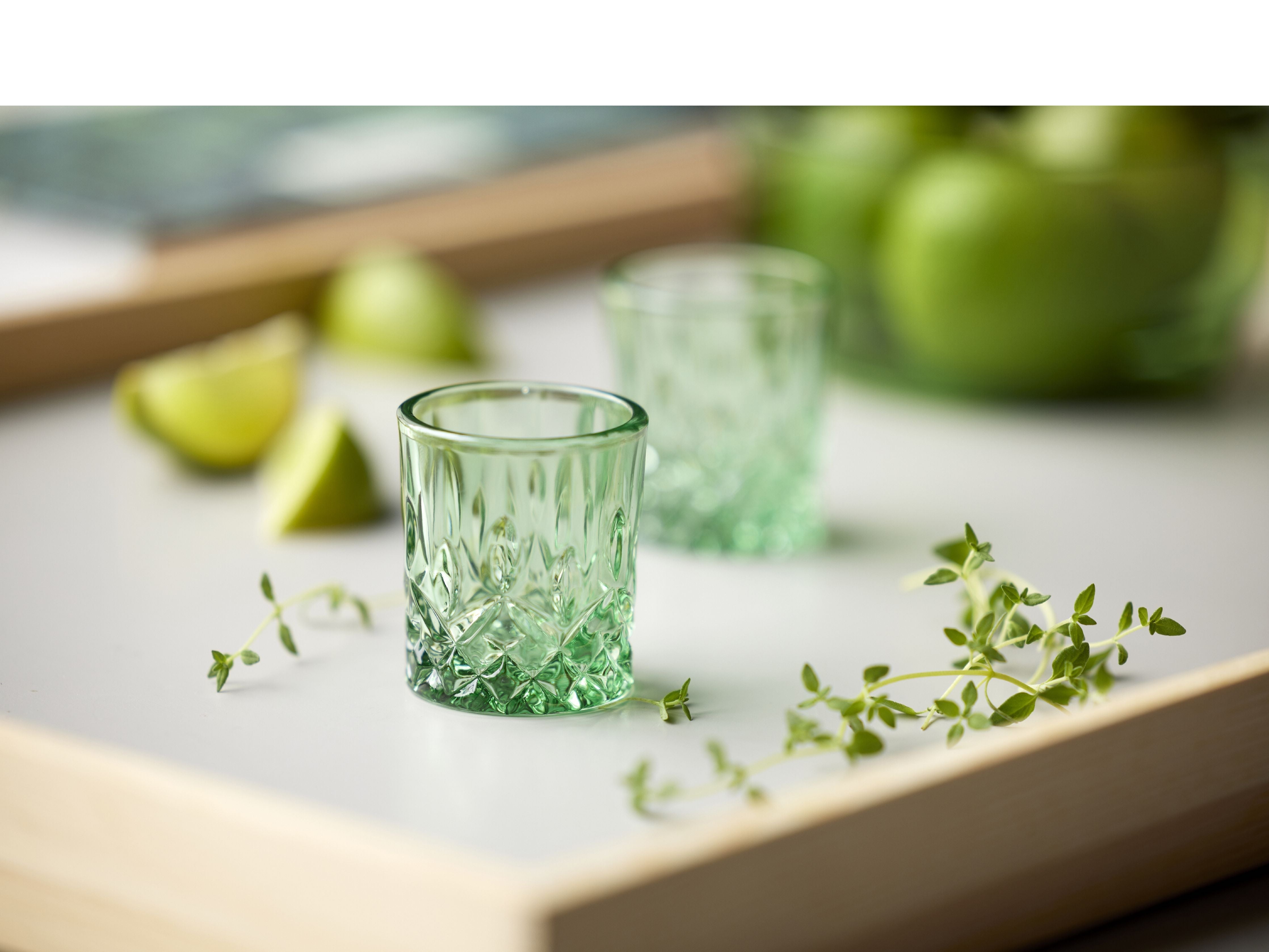 [product_category]-Lyngby Glas Sorrento Shot Glass 4 Cl 4 Pcs., Green-Lyngby Glas-5722000320128-32012-LYN-7