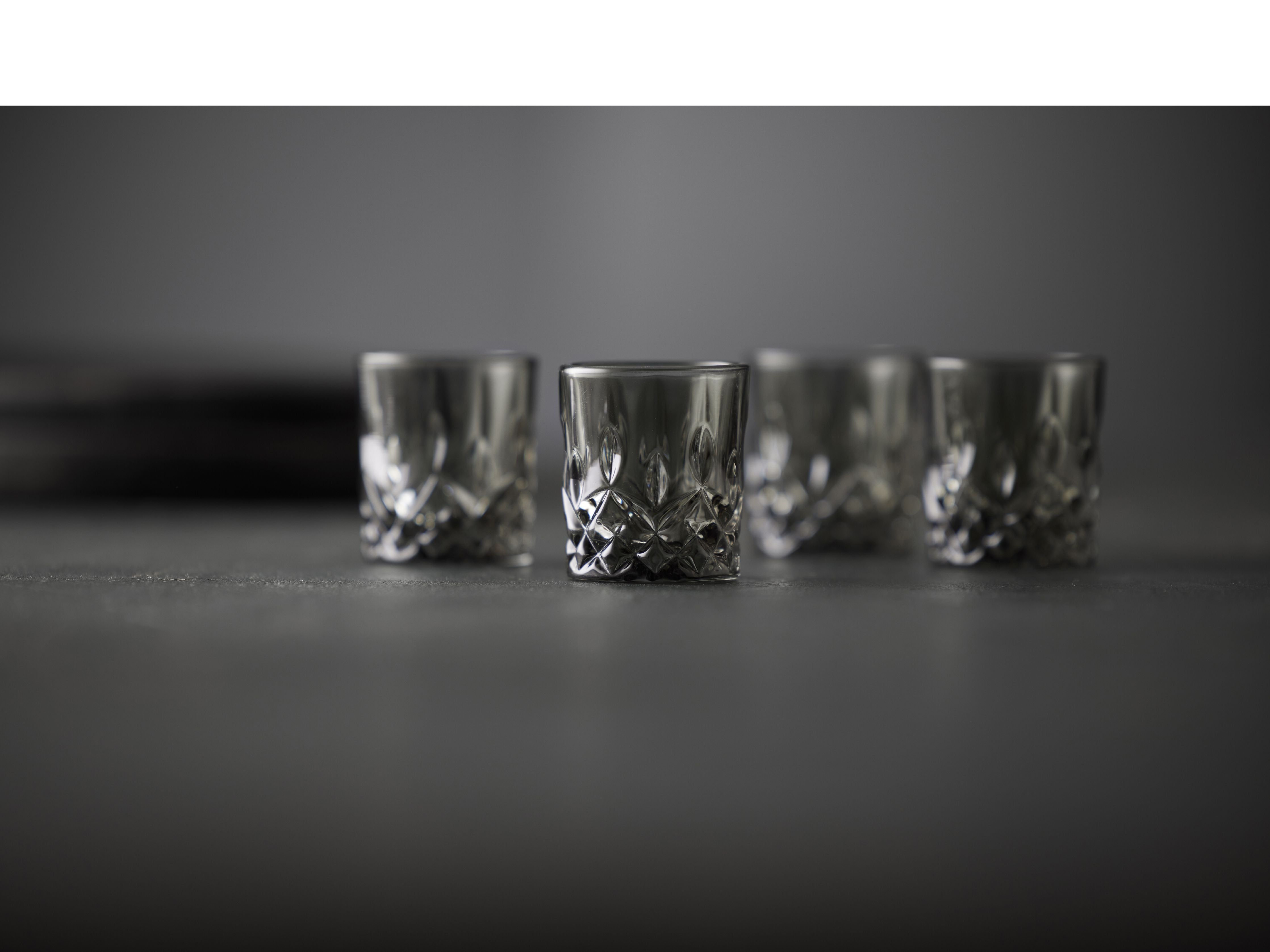 [product_category]-Lyngby Glas Sorrento Shot Glass 4 Cl 4 Pcs., Smoke-Lyngby Glas-5722000320210-32021-LYN-2