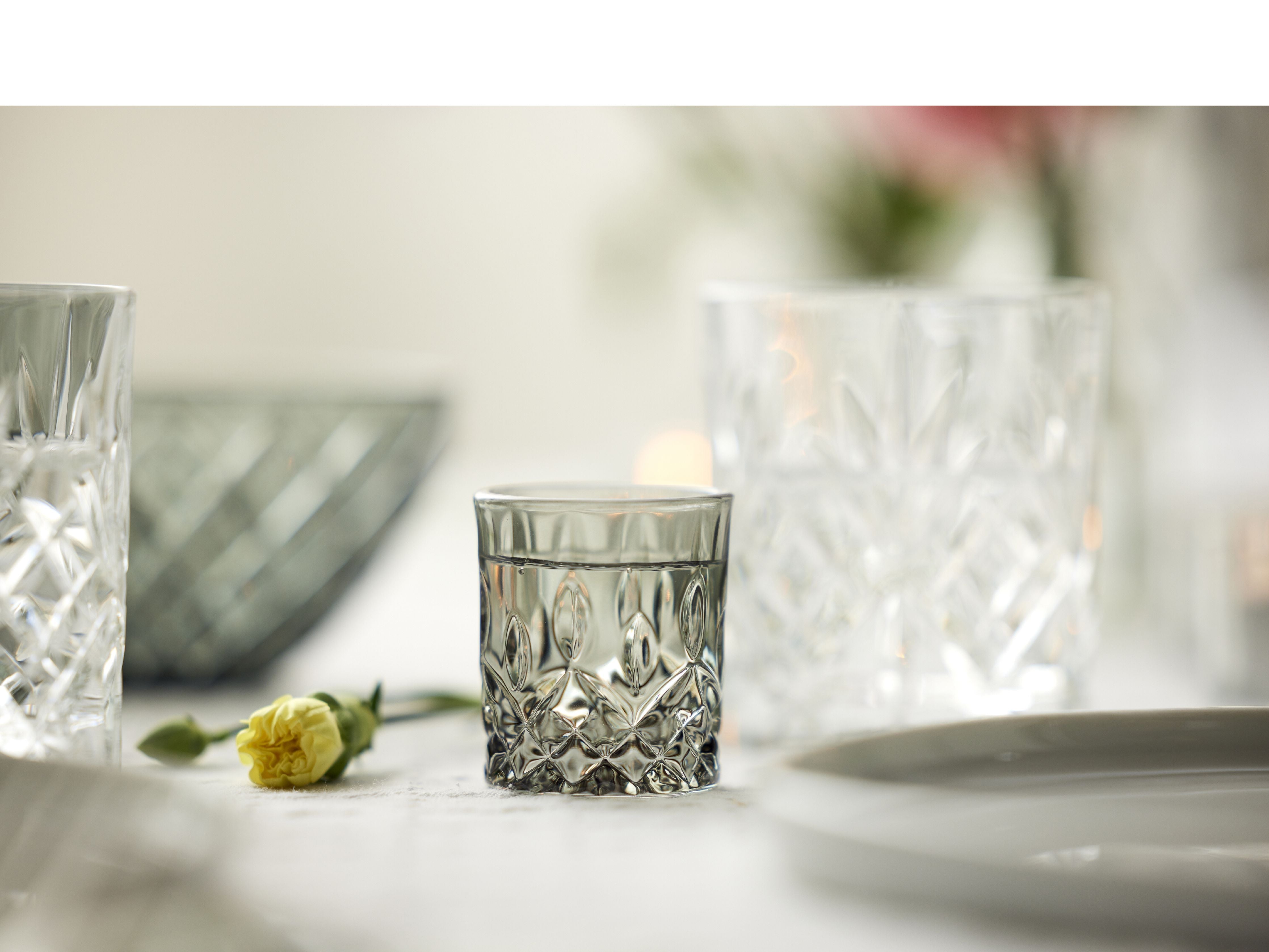 [product_category]-Lyngby Glas Sorrento Shot Glass 4 Cl 4 Pcs., Smoke-Lyngby Glas-5722000320210-32021-LYN-3