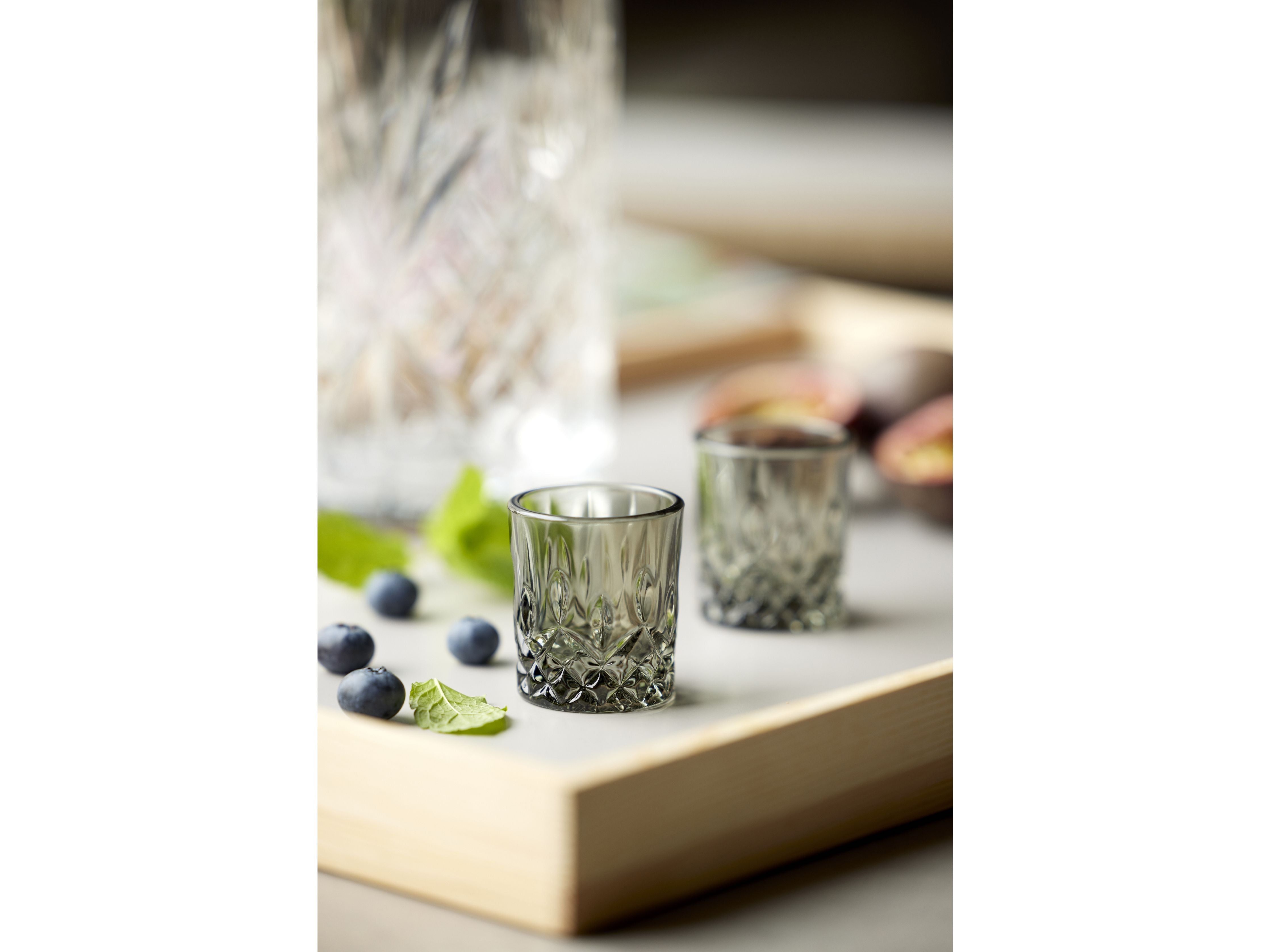 [product_category]-Lyngby Glas Sorrento Shot Glass 4 Cl 4 Pcs., Smoke-Lyngby Glas-5722000320210-32021-LYN-4